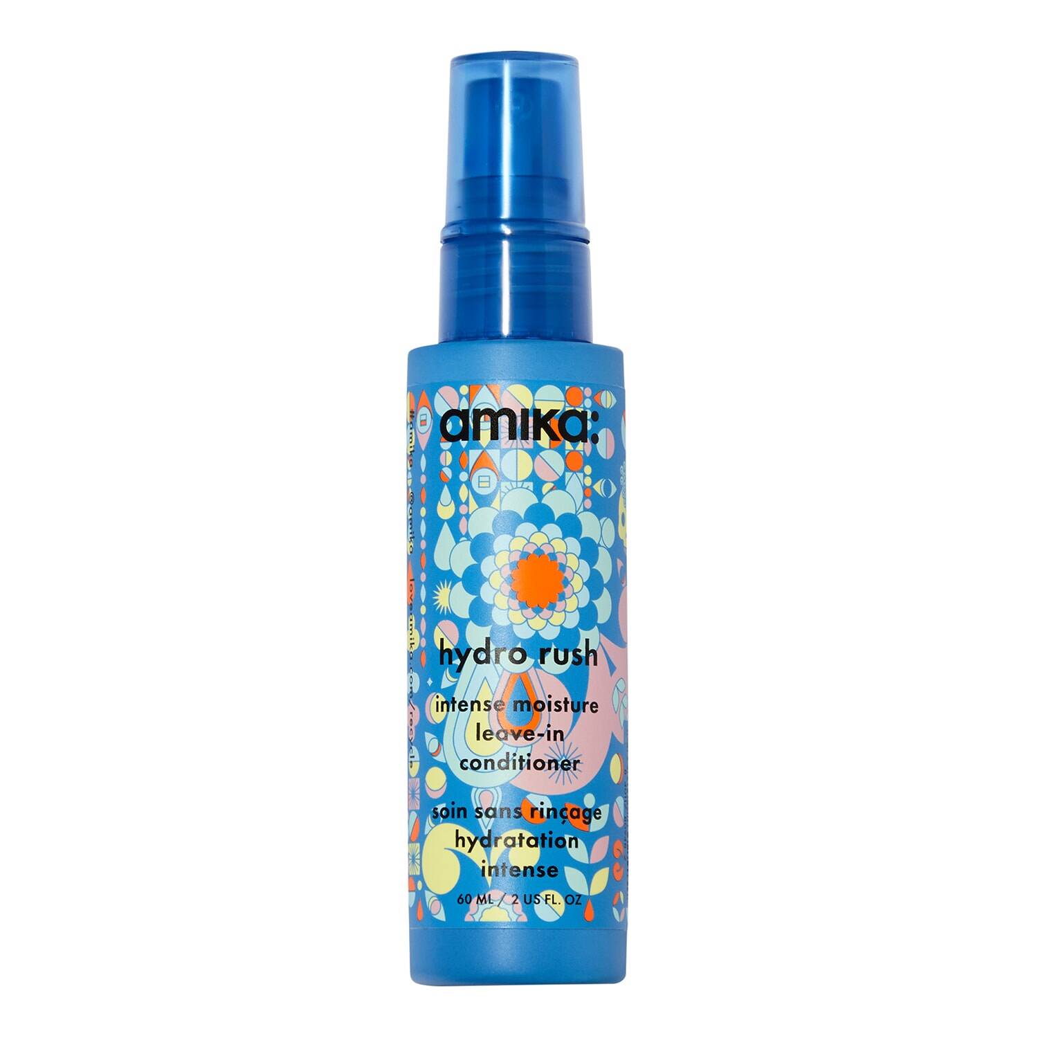 Amika Hydro Rush - Intense Moisture Leave-In Conditioner With Hyaluronic Acid 60Ml