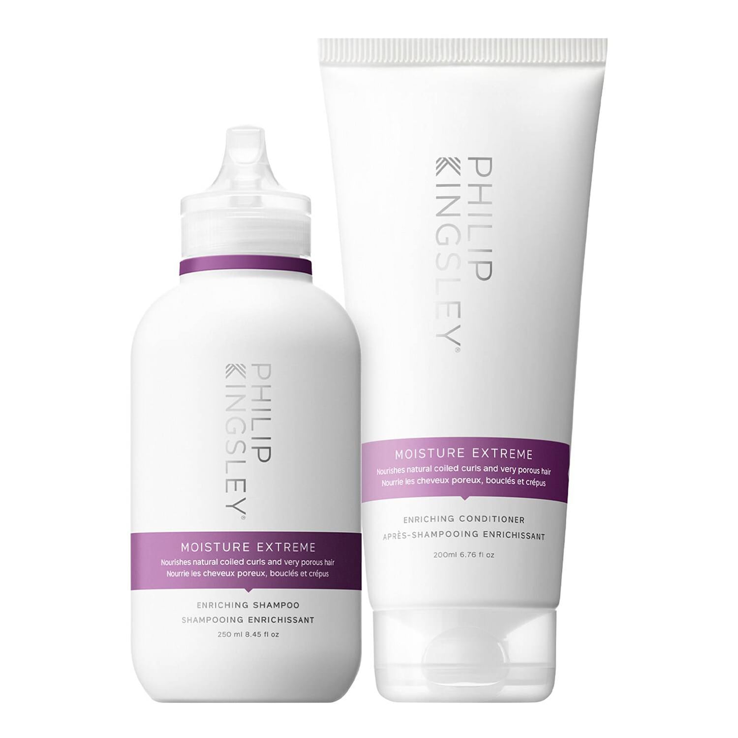 Philip Kingsley Moisture Extreme Shampoo 250Ml & Conditioner 200Ml Duo