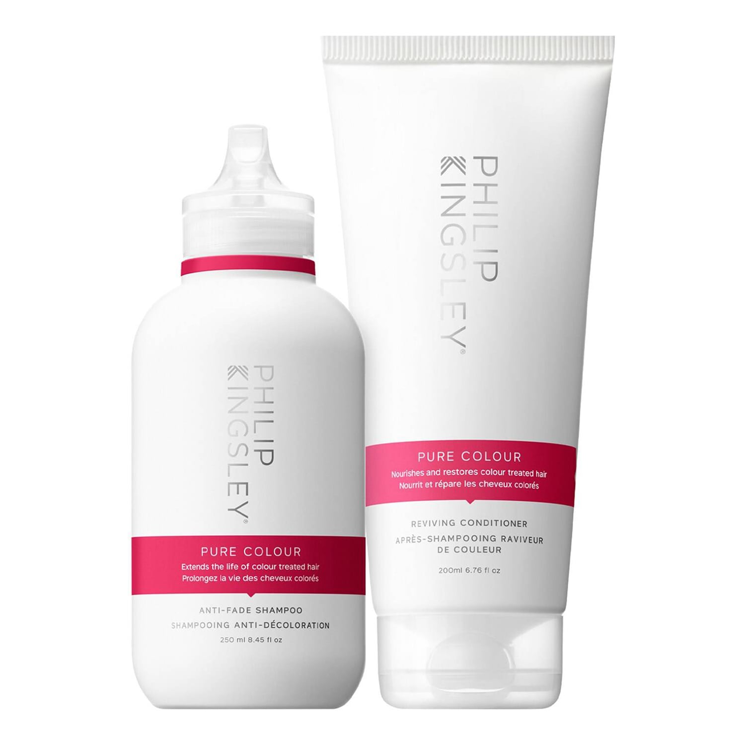 Philip Kingsley Pure Colour Shampoo 250Ml & Conditioner 200Ml Duo