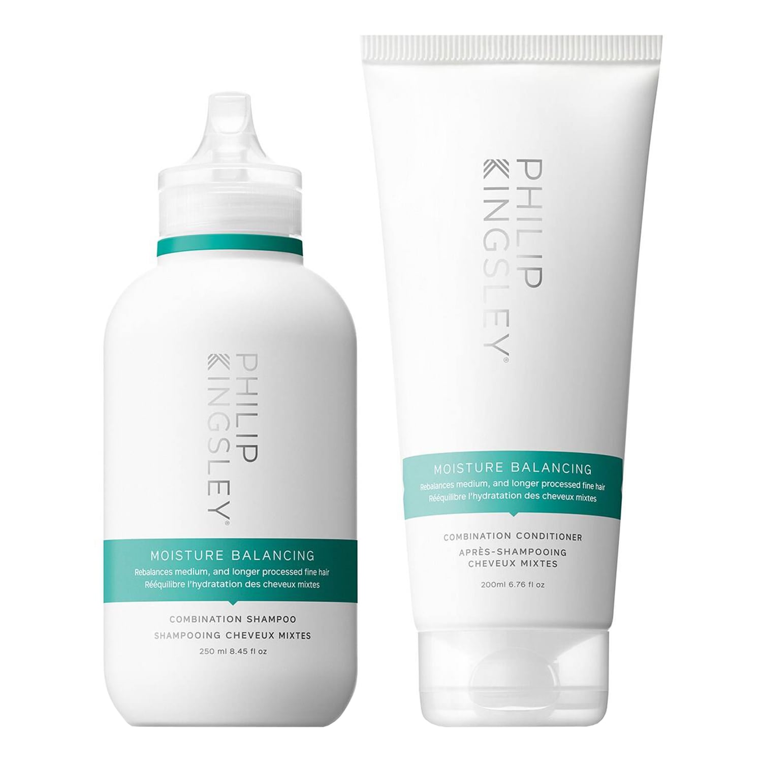 Philip Kingsley Moisture Balancing Shampoo 250Ml & Conditioner 200Ml Duo