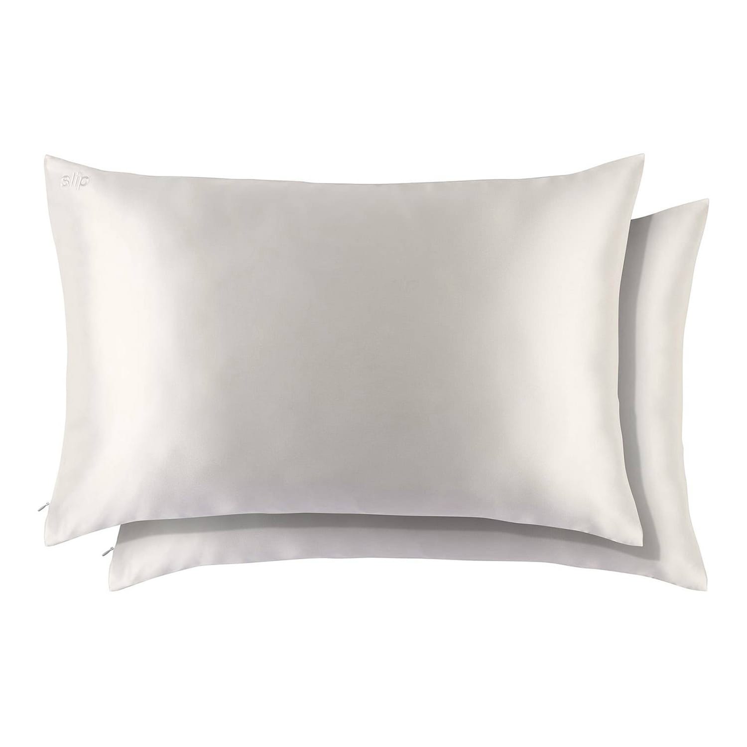 Slip Silk Pillowcase Pure Silk White Queen Pillowcases Duo