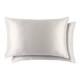Pure Silk White Queen Pillowcases