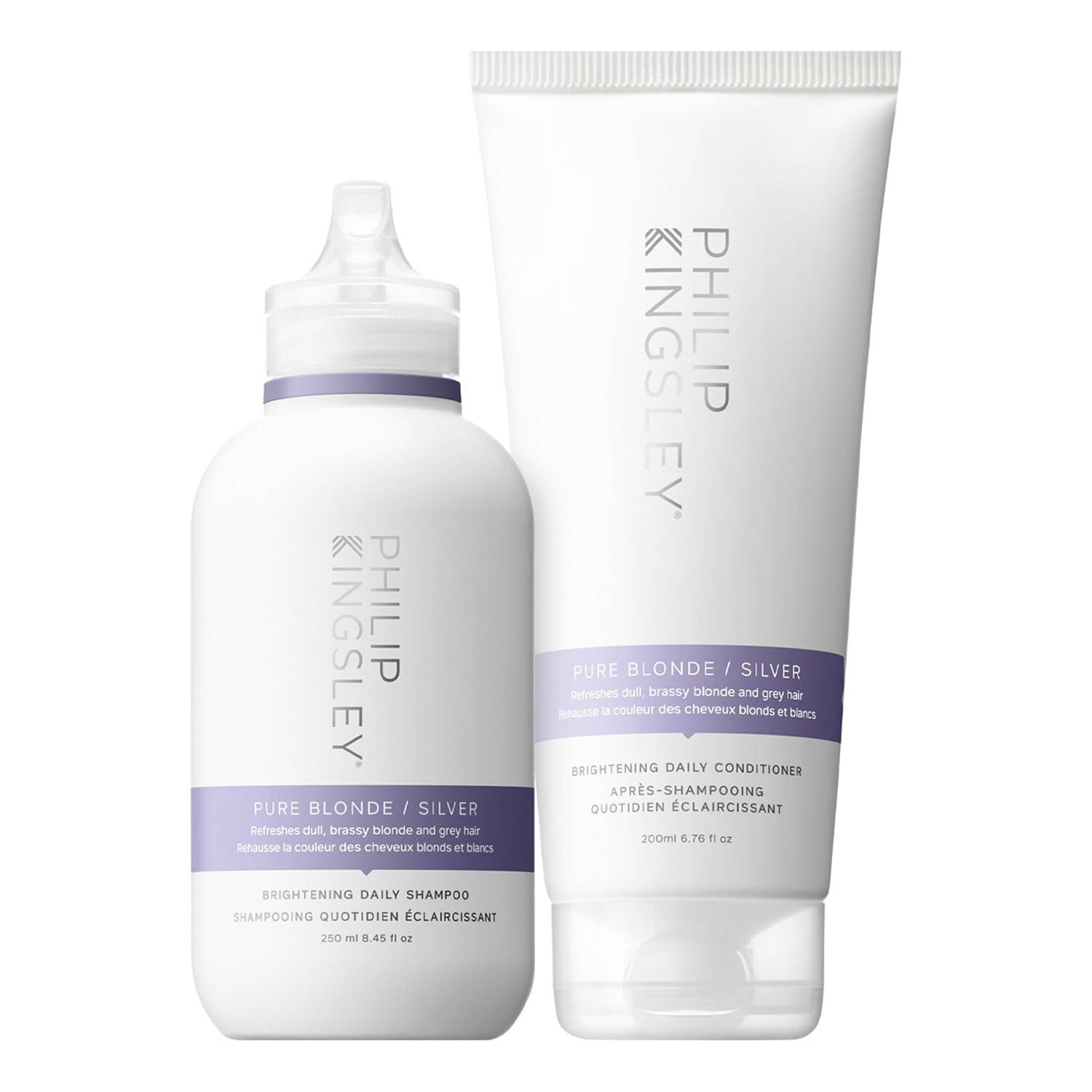Philip Kingsley Pure Blonde/Silver Shampoo 250Ml & Conditioner 200Ml Duo
