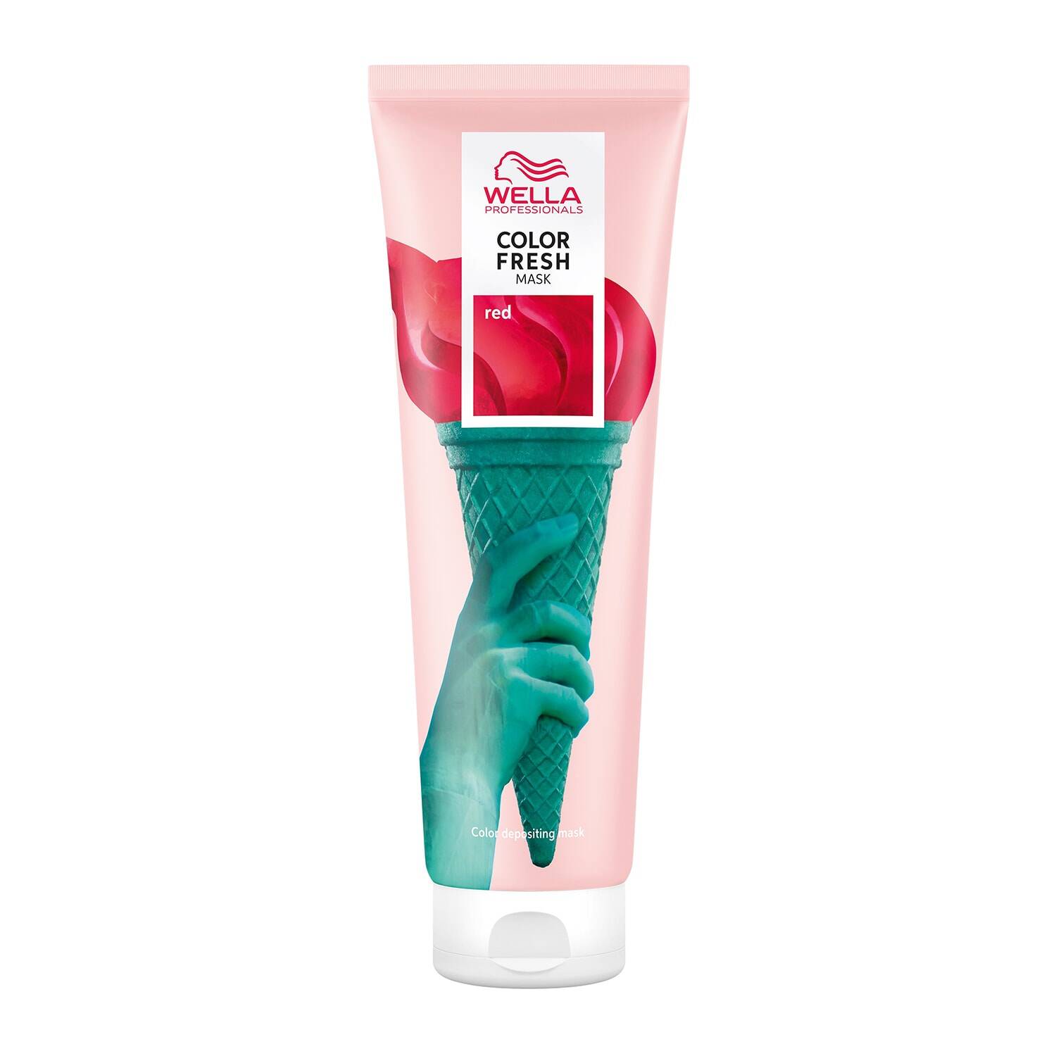 Color Fresh Mask Semi-Permanent Hair Dye Treatment in Red 150ml