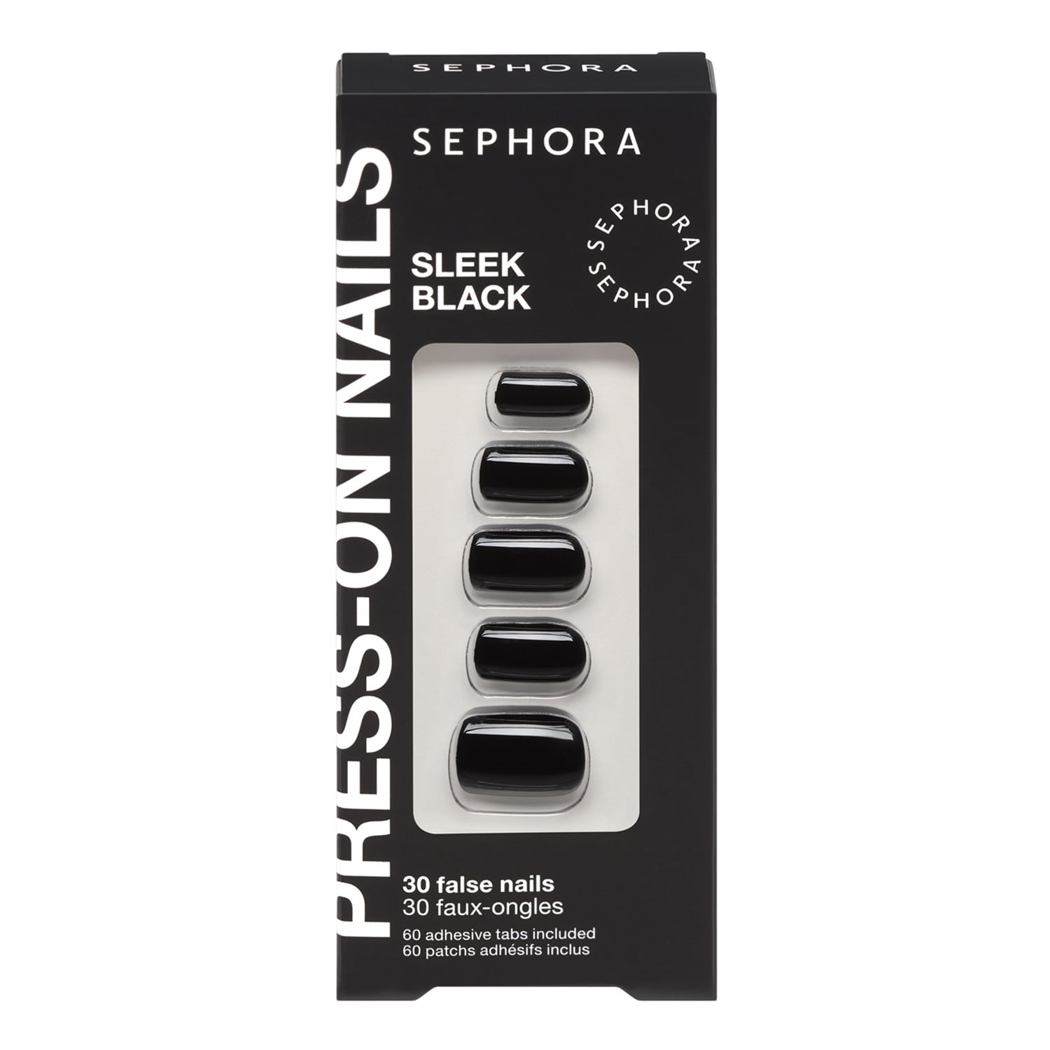 Sephora Collection Press-On Nails Glazed Black