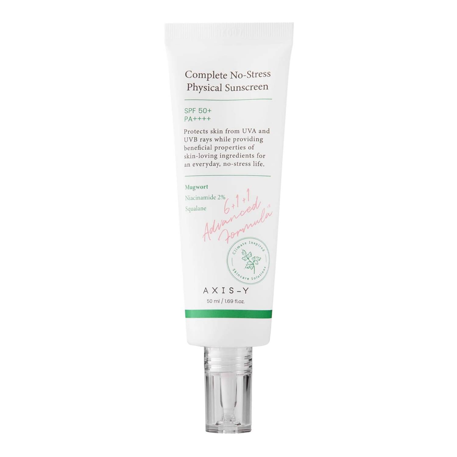 Axis-Y Complete No-Stress Physical Sunscreen 50ml SPF50+ - Image 5