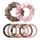 Pure Silk Assorted Scrunchies Set of 8