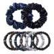 Pure Silk Assorted Scrunchies Moonlight