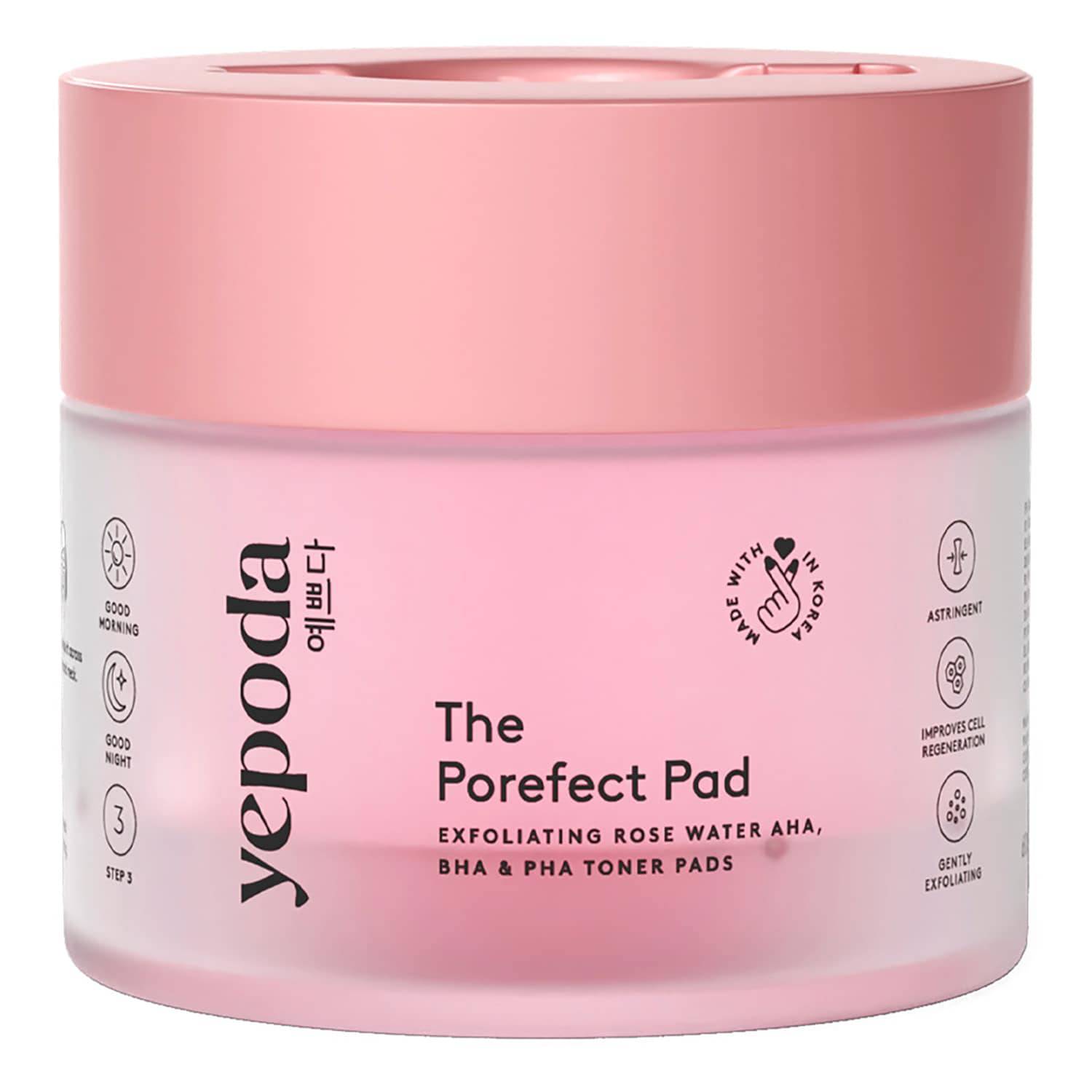 Yepoda The Porefect Pad Toner Pads 120Ml