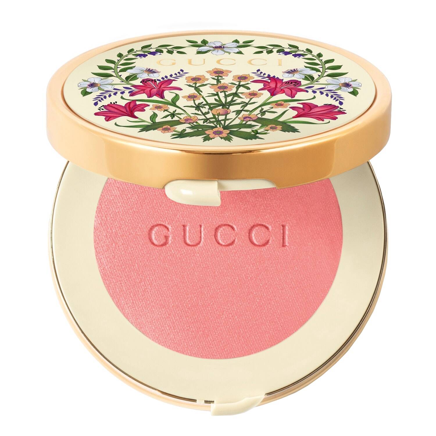 Gucci Gucci Flora Blush De Beauté - Cheeks & Eyes Poweder, Luminous Matt 01 - Silky Rose (5.5G)