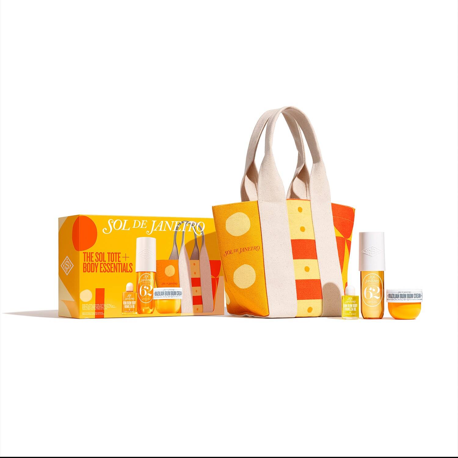 Sol De Janeiro The Sol Tote + Body Essentials Set
