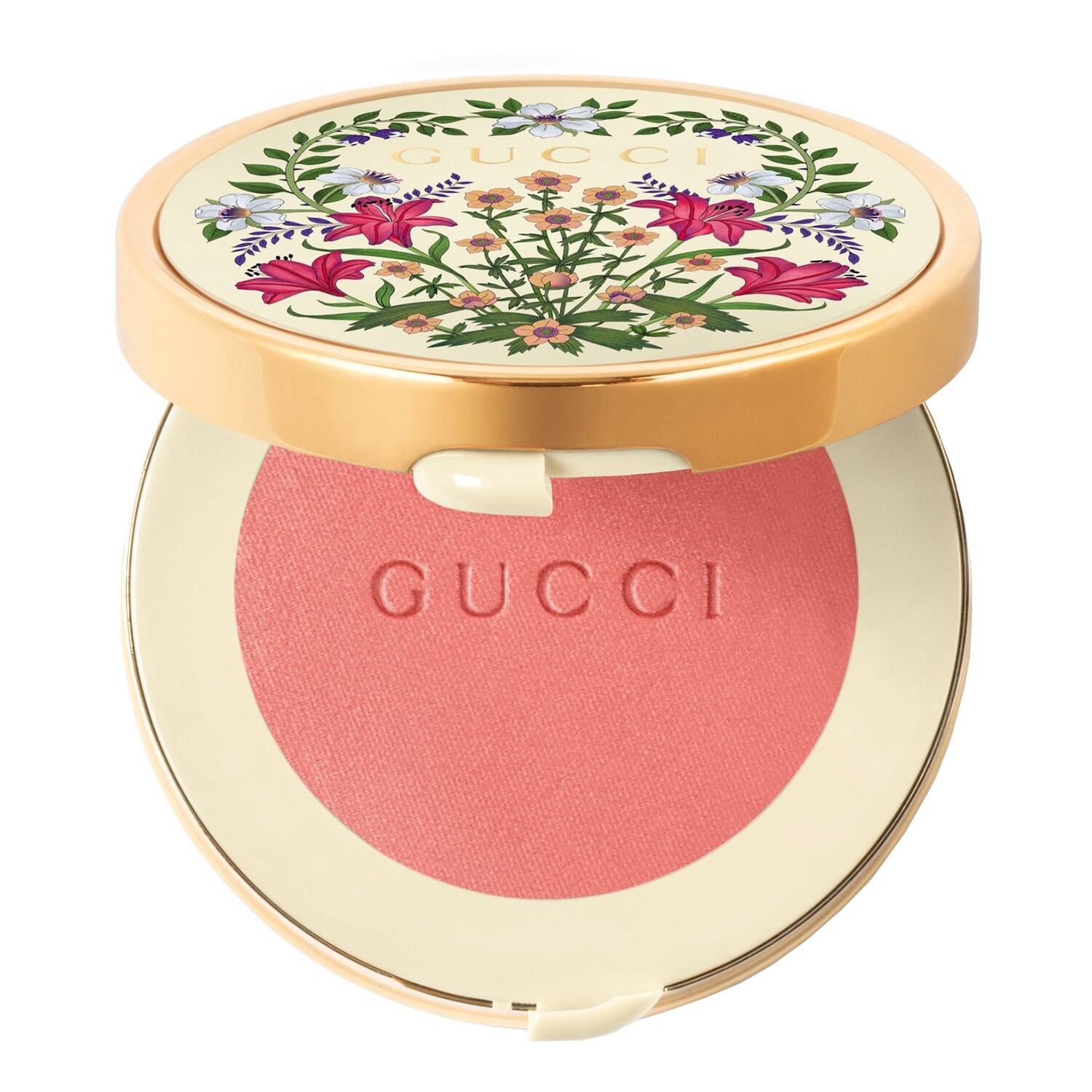 Gucci Gucci Flora Blush De Beauté - Cheeks & Eyes Poweder, Luminous Matt 04 - Bright Coral (5.5G)