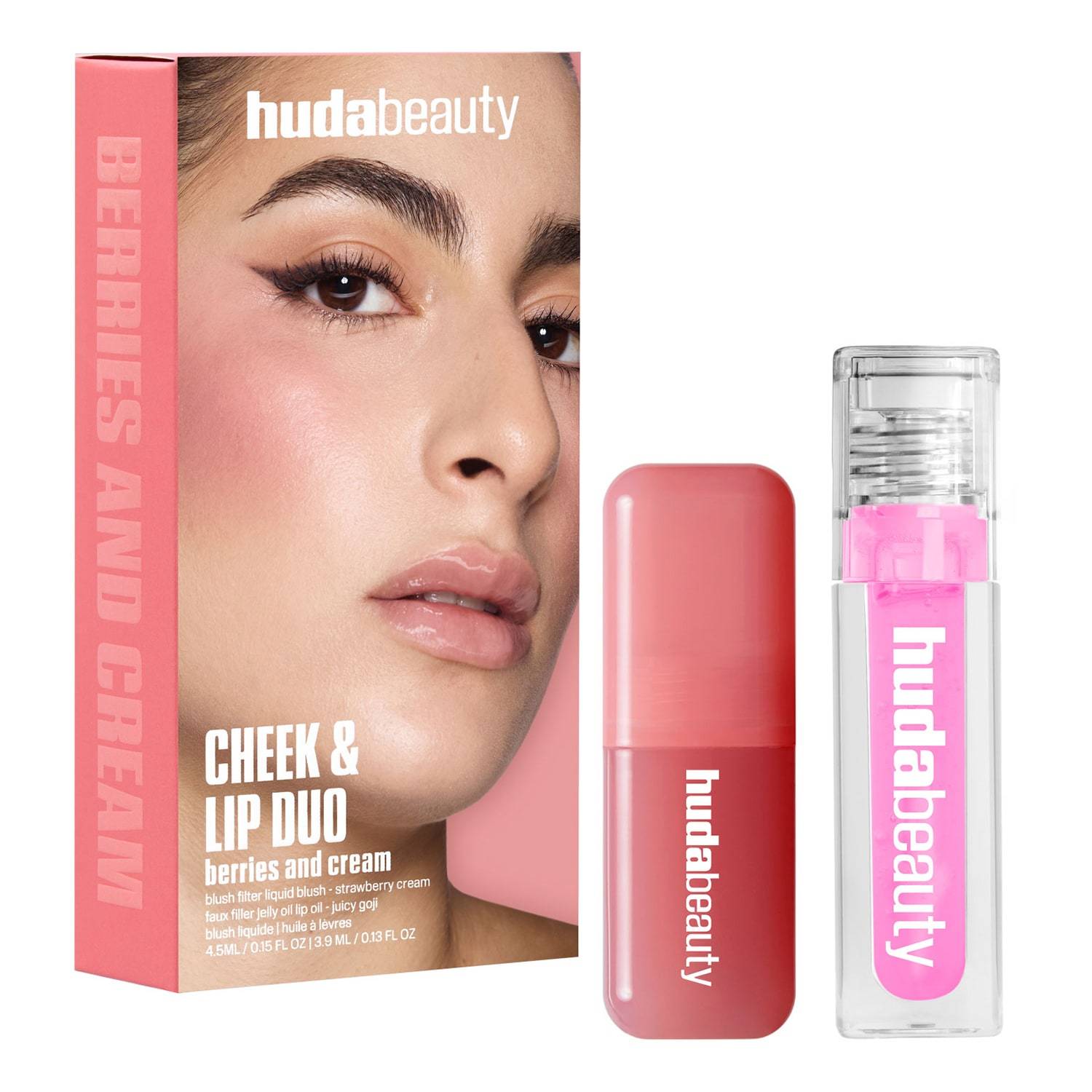 HUDA BEAUTY Cheek & Lip Duo Berries and Cream image