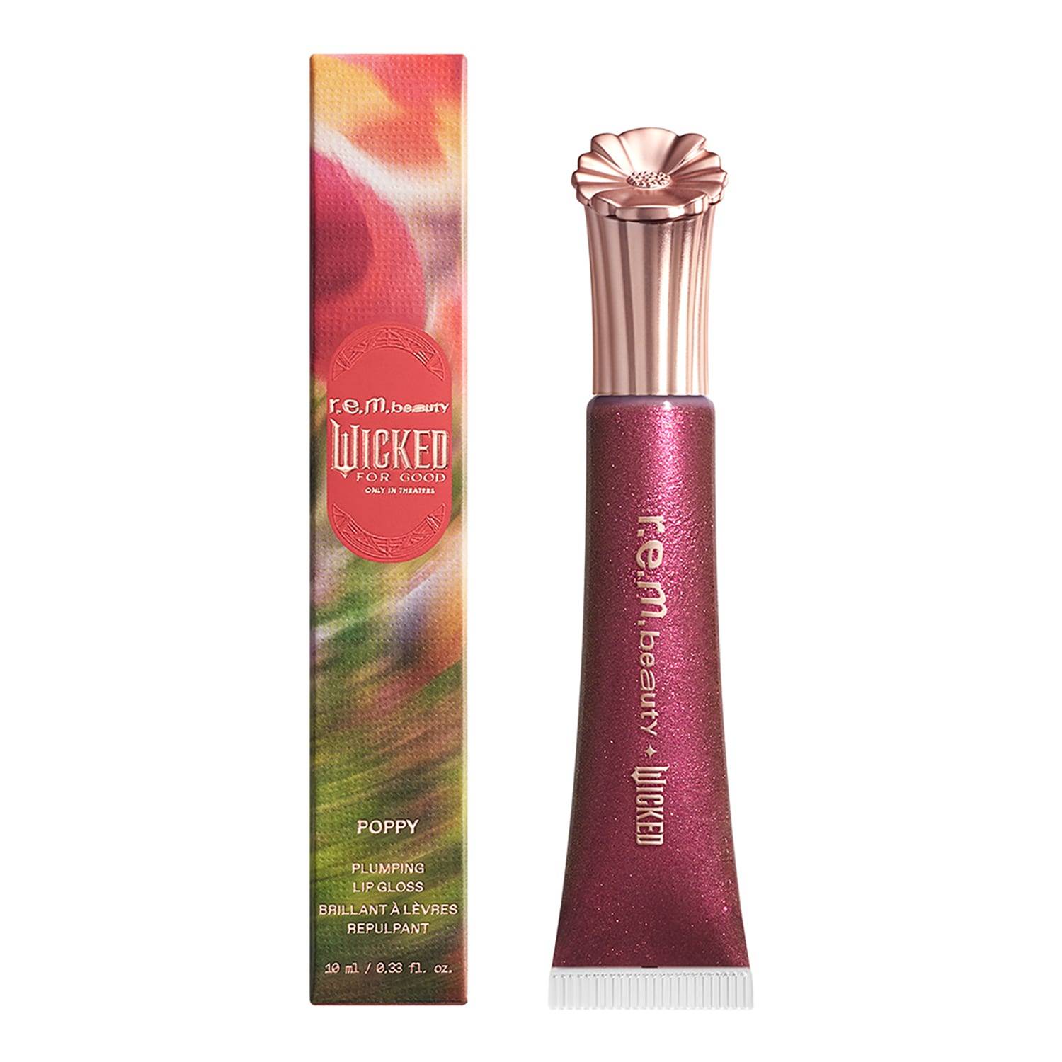 R.E.M.Beauty Wicked: For Good, Plumping Lip Gloss 10Ml Pretty As A Poppy