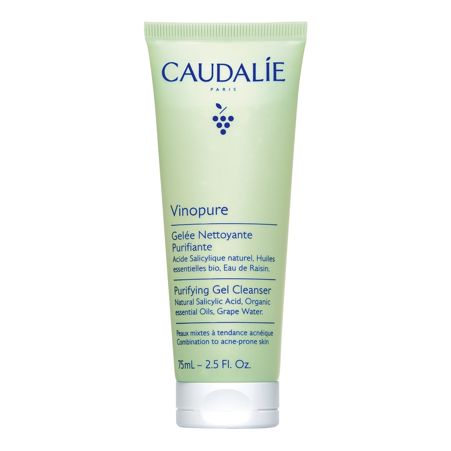 Caudalie Vinopure Pore Purifying Gel Cleanser 75Ml