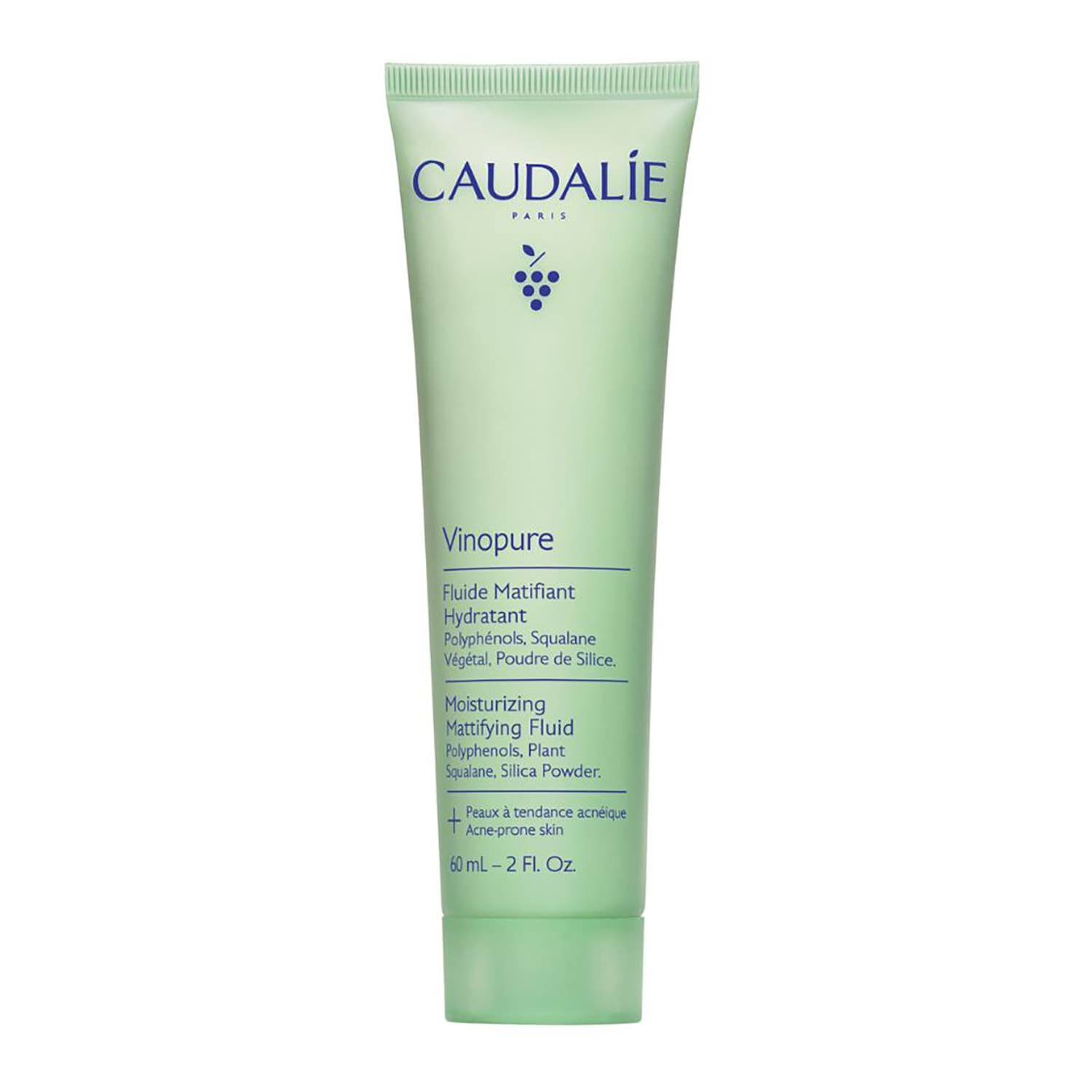 Caudalie Vinopure Oil-Control Moisturiser For Acne Prone Skin 60Ml