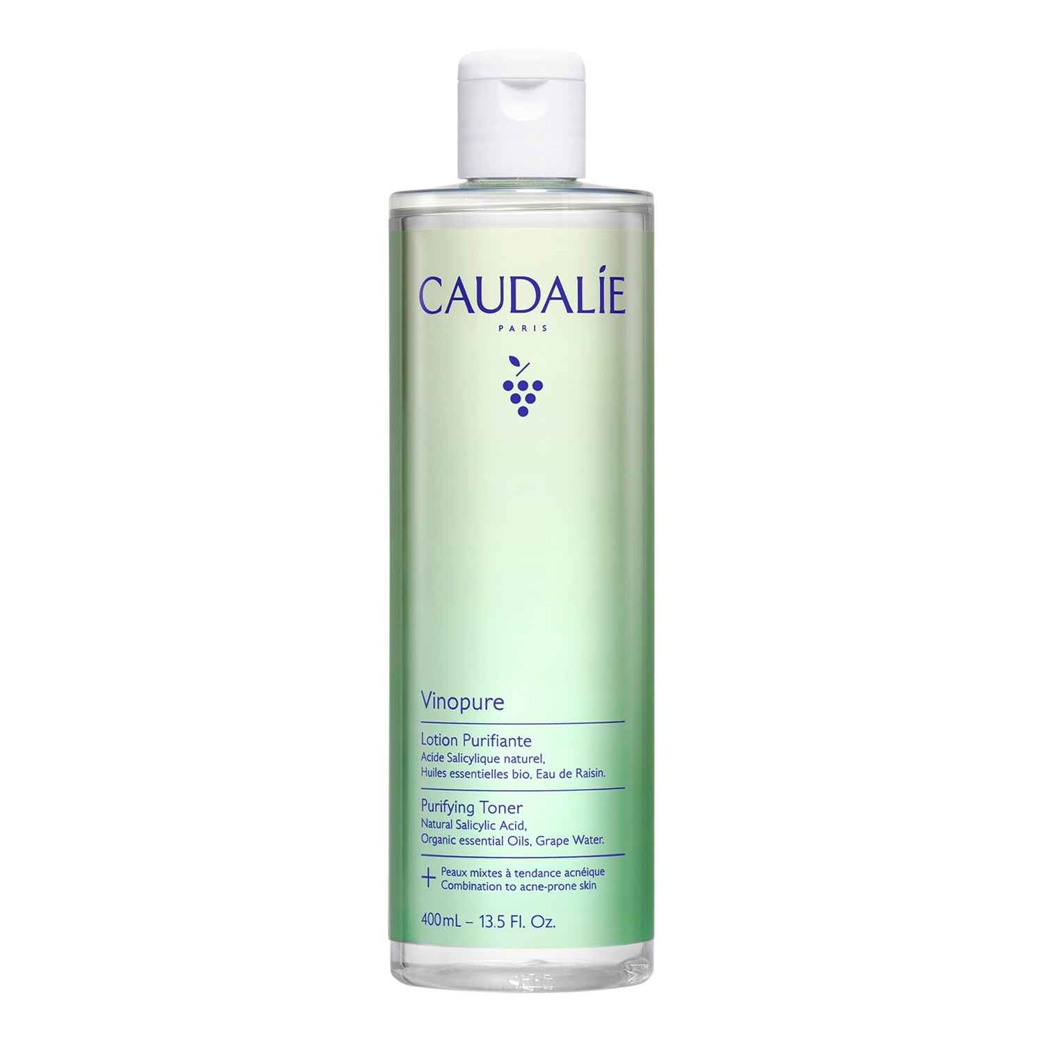 Caudalie Vinopure Natural Salicylic Acid Pore Minimising Toner 400Ml