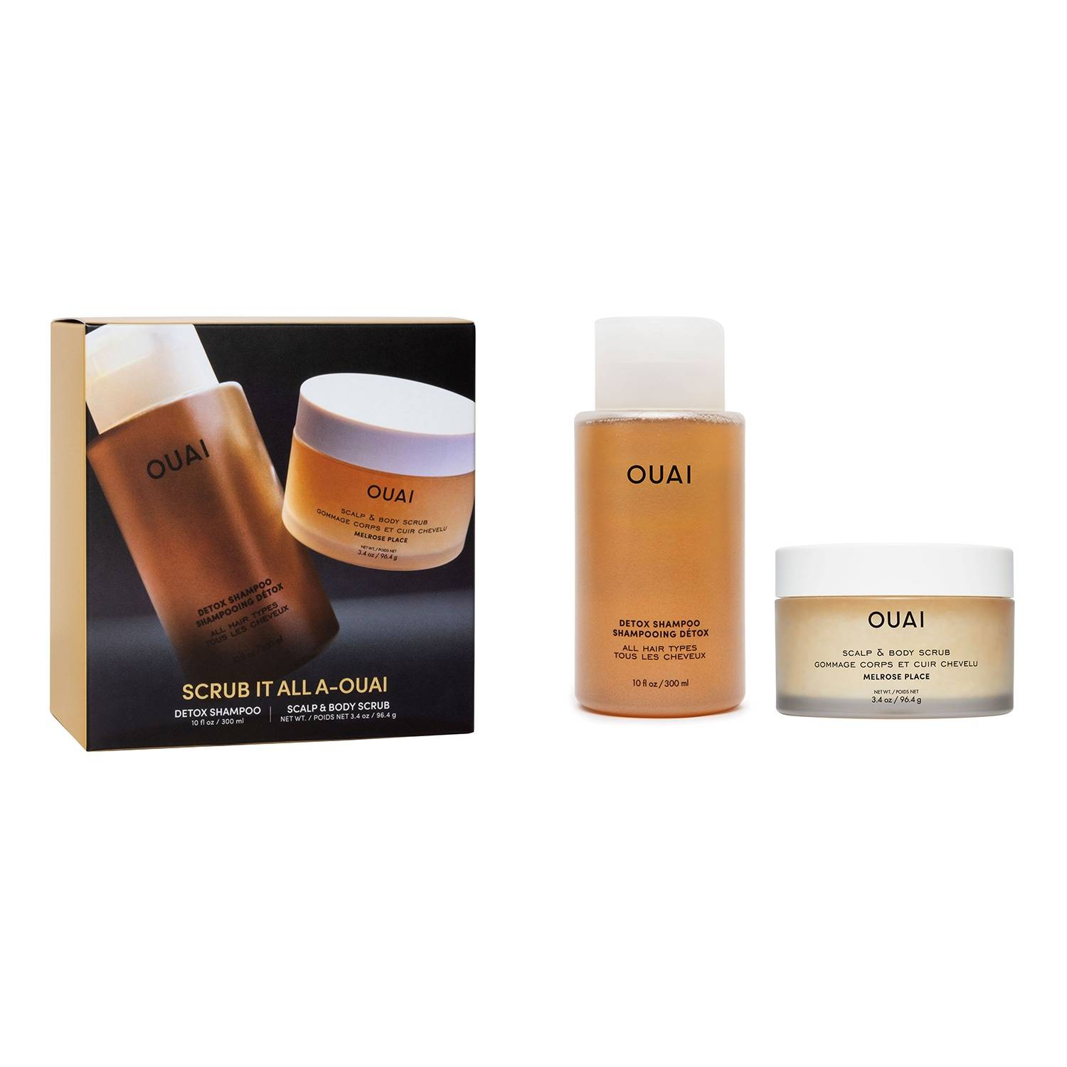 OUAI Scrub it All A-OUAI Holiday Kit image