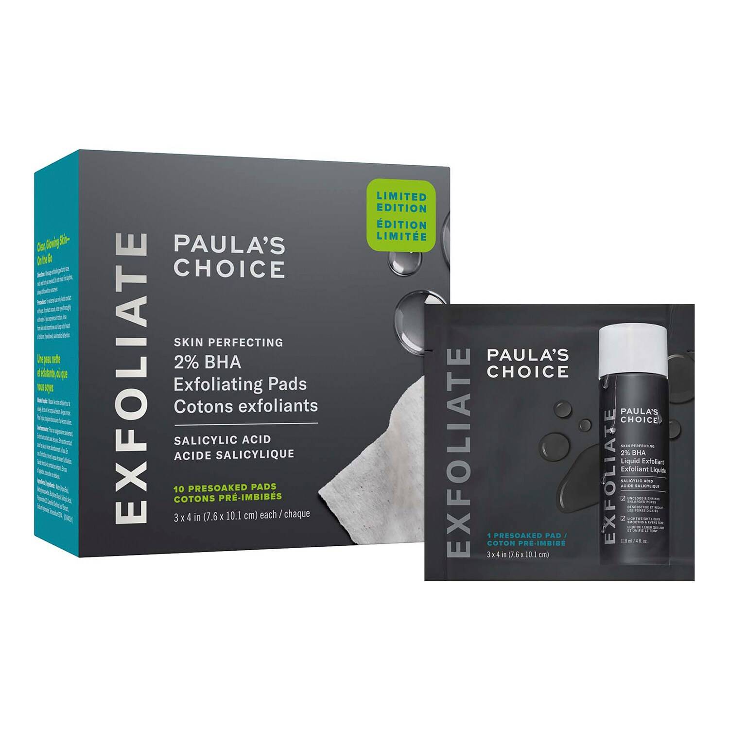 Paula's Choice Skin Perfecting 2% Bha Exfoliating Toner Pads