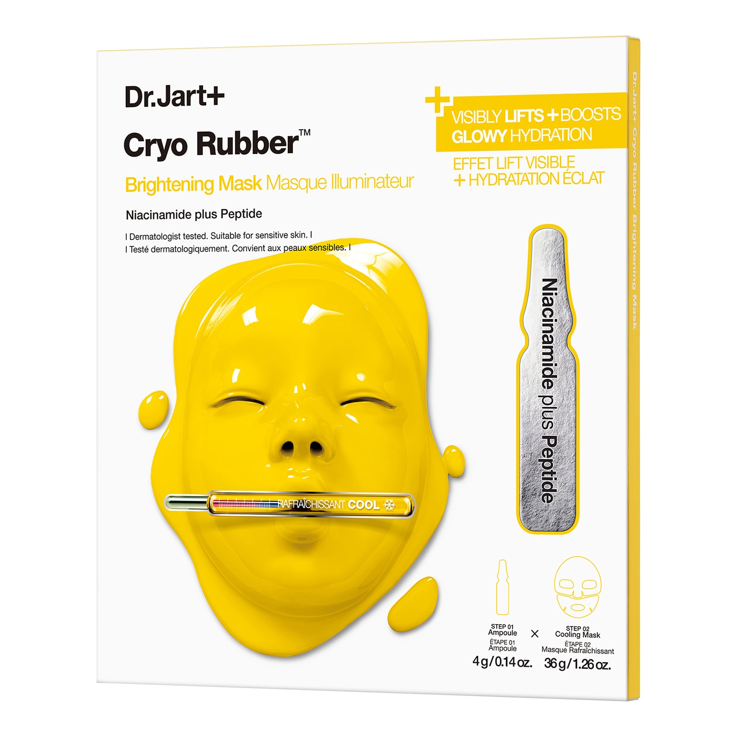 Dr Jart+ Cryo Rubber Brightening Hydrogel Mask With Niacinamide 50G