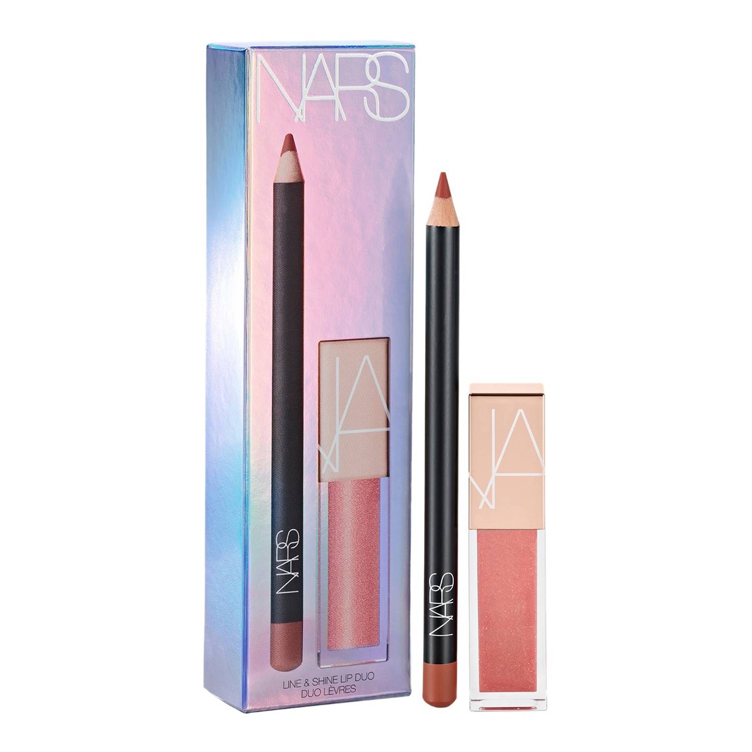 NARS Line & Shine Lip Duo Orgasm/Rosebud image