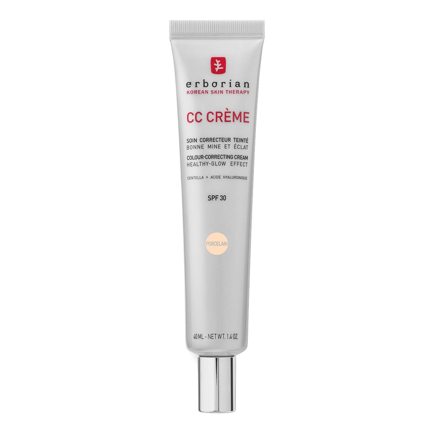 Erborian Cc Crème Colour-Correcting Cream Porcelain 40Ml