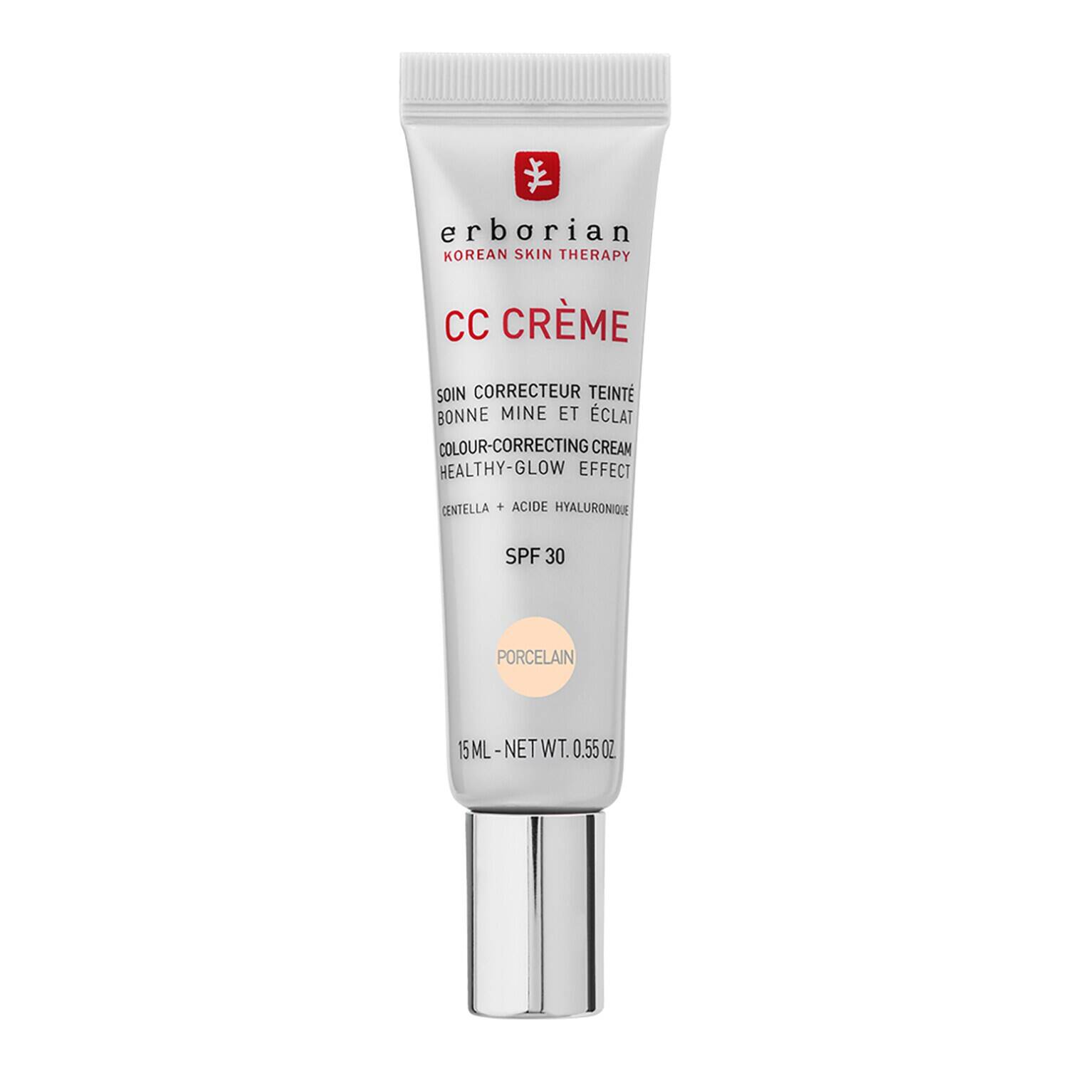 Erborian Cc Crème Colour-Correcting Cream Porcelain 15Ml