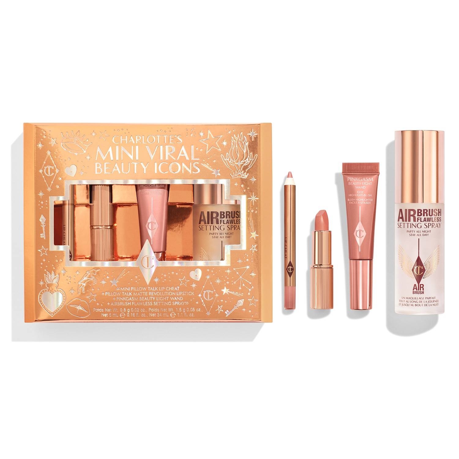 CHARLOTTE TILBURY Charlotte's Mini Viral Beauty Icons Gift Set image