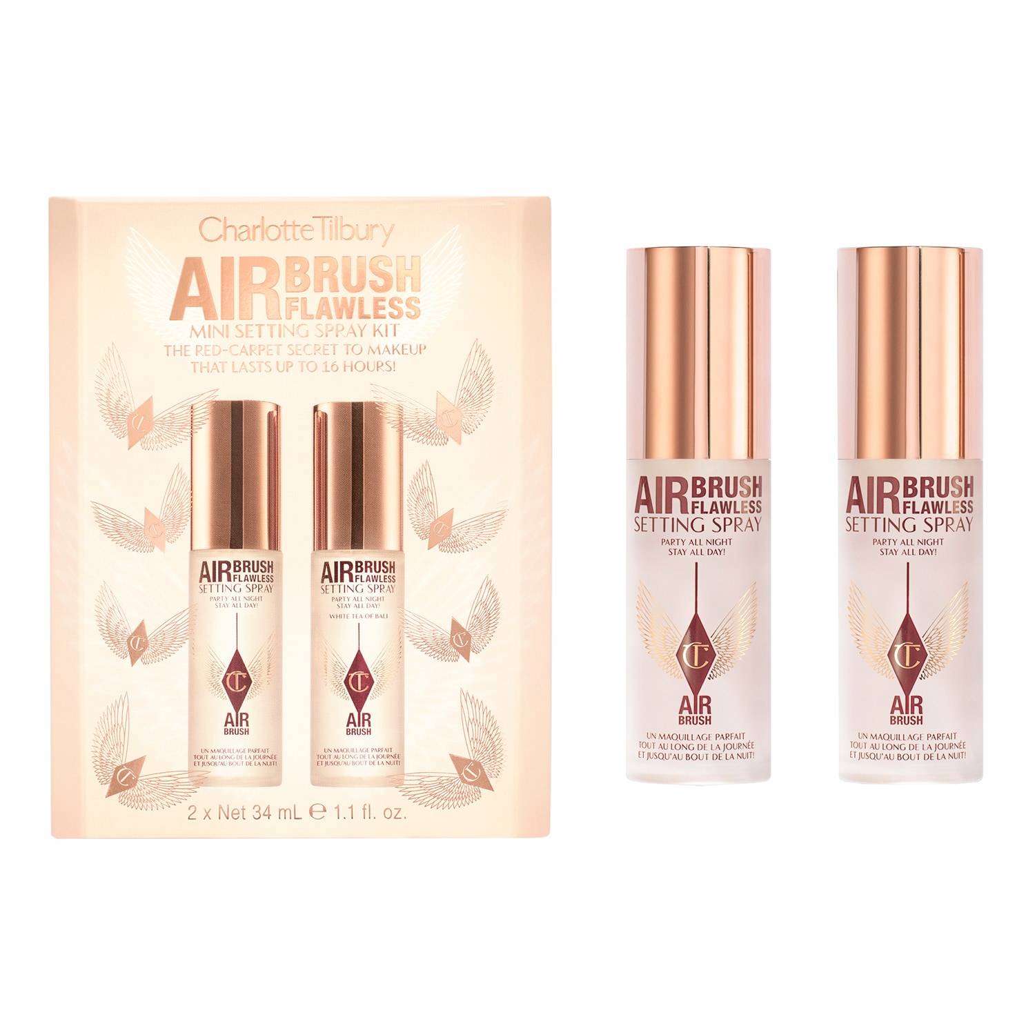 CHARLOTTE TILBURY Airbrush Flawless Setting Spray Duo image