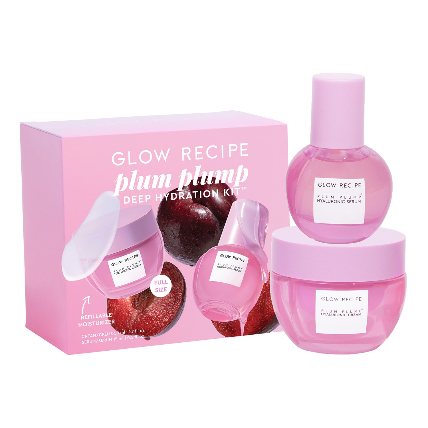 GLOW RECIPE Plum Plump Deep Hydration Skincare Gift Set image