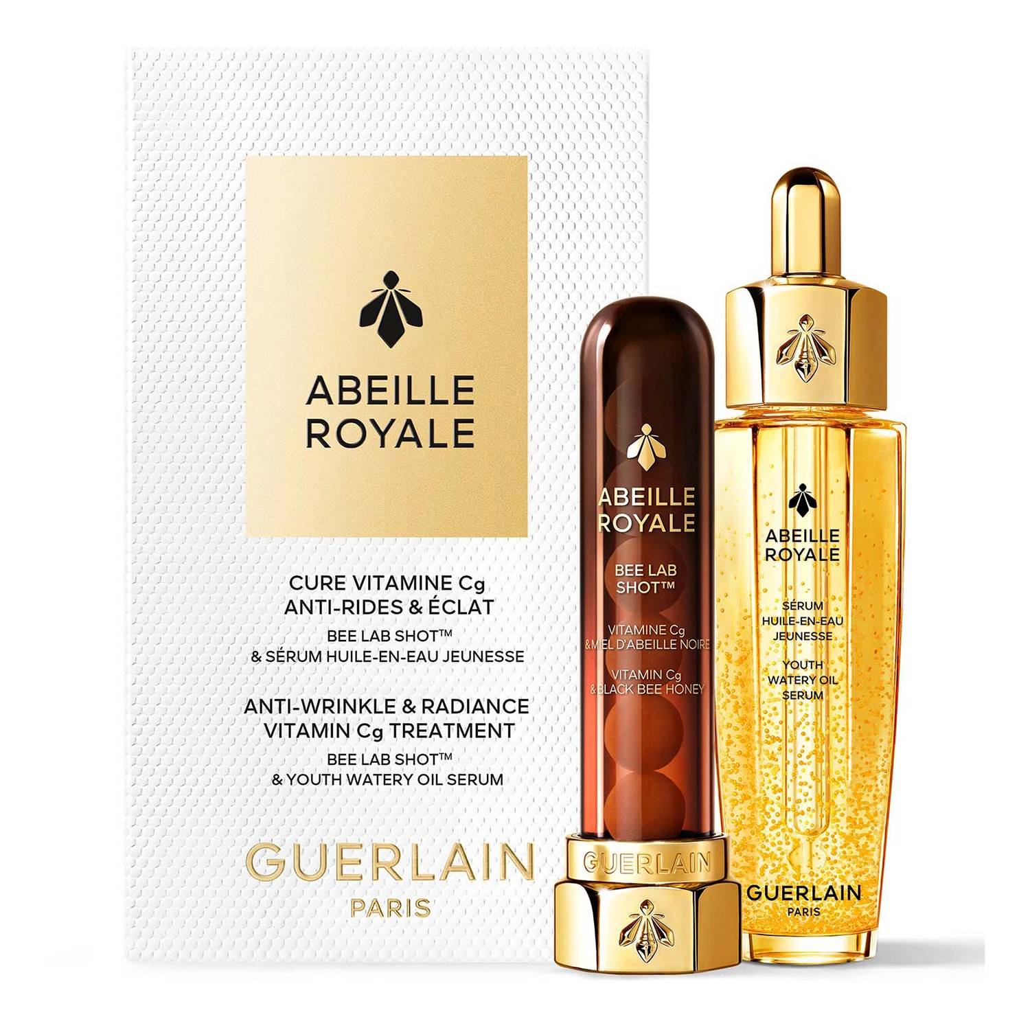 GUERLAIN Abeille Royale Bee Lab Shot & Youth Watery Oil Serum Set