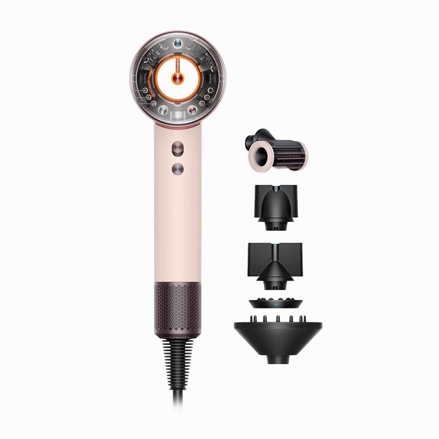 Dyson Supersonic Nural Hair Dryer Straight To Wavy Ceramic Pink