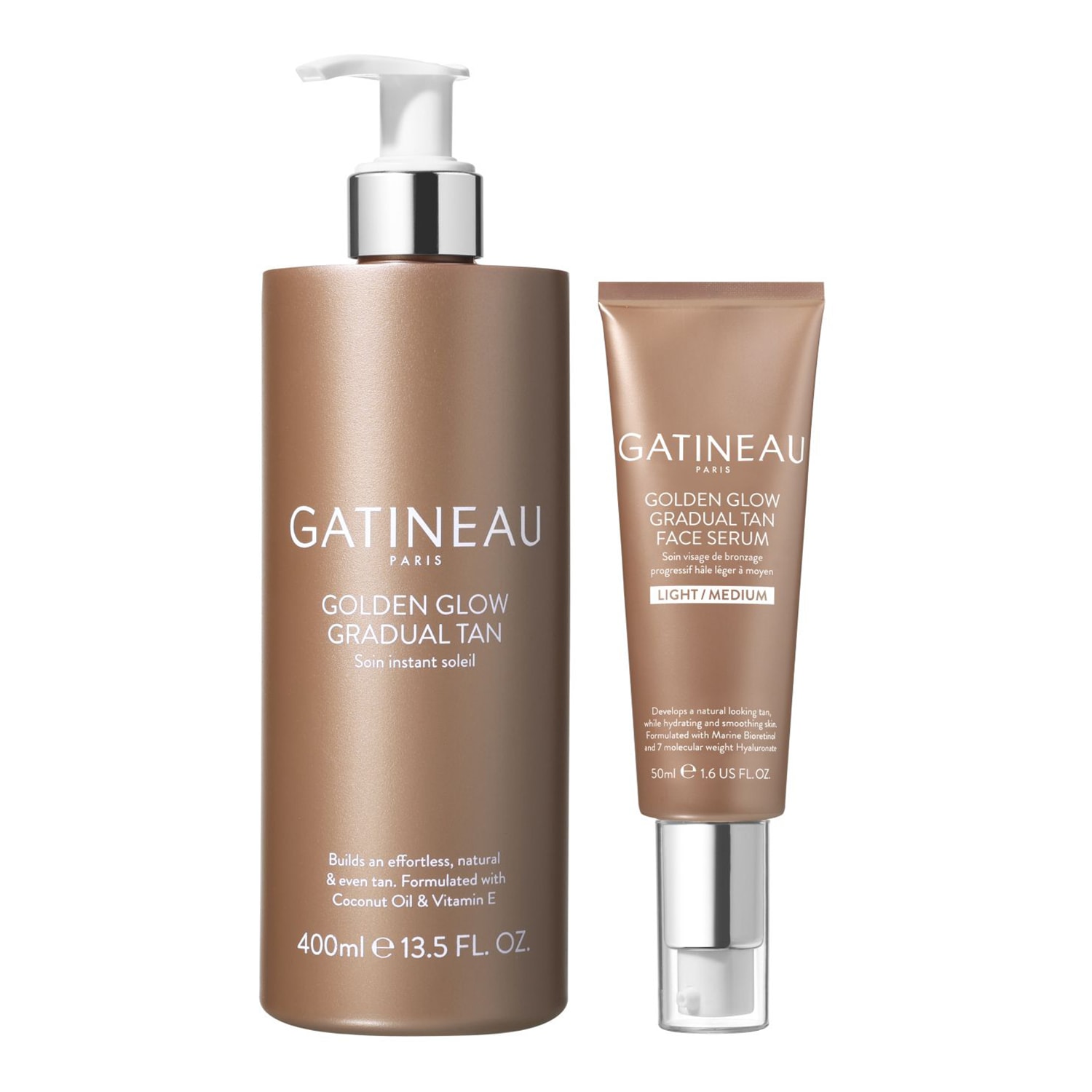 Gatineau Golden Glow Face & Body Duo - Light Medium 450Ml