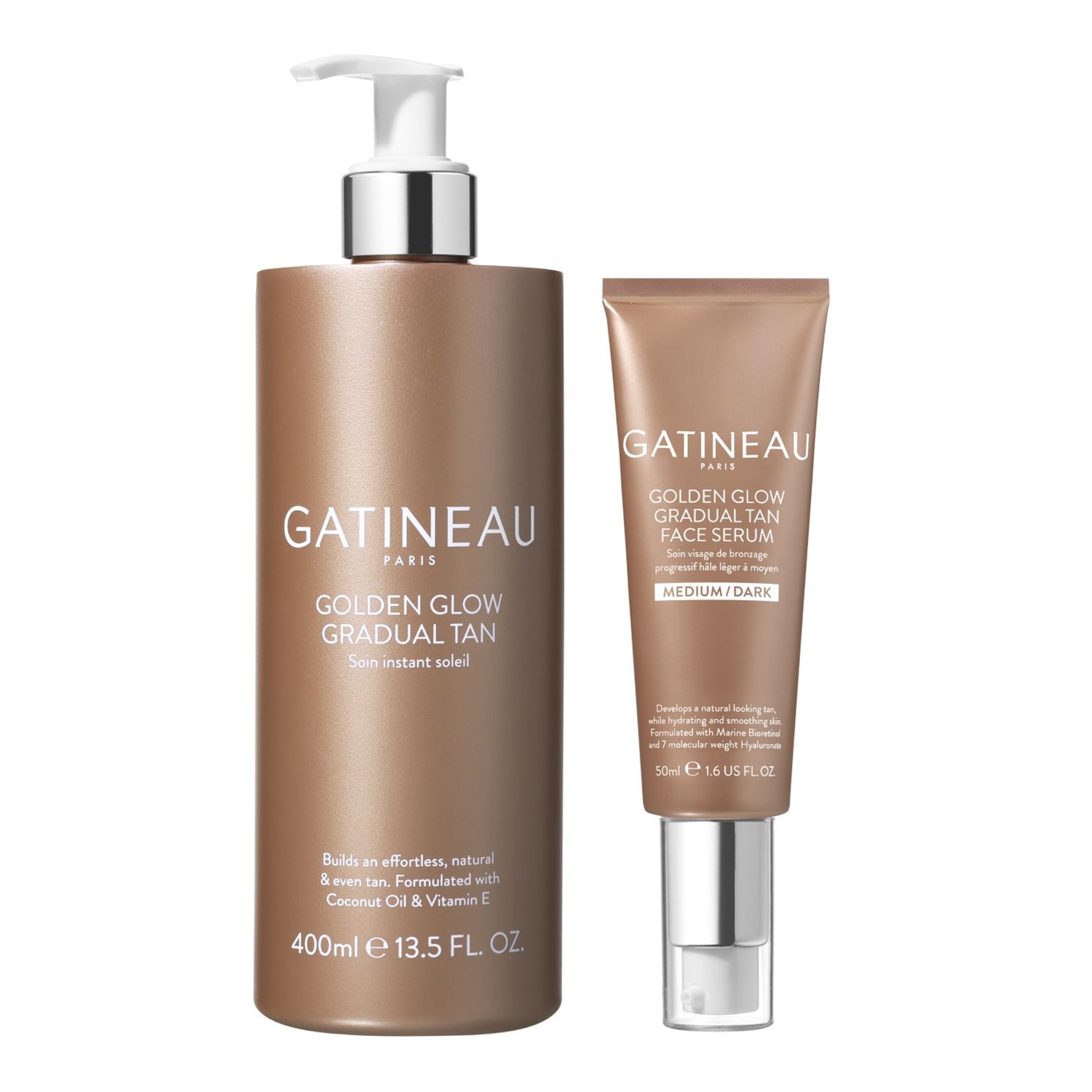 Gatineau Golden Glow Face & Body - Medium Dark 450Ml