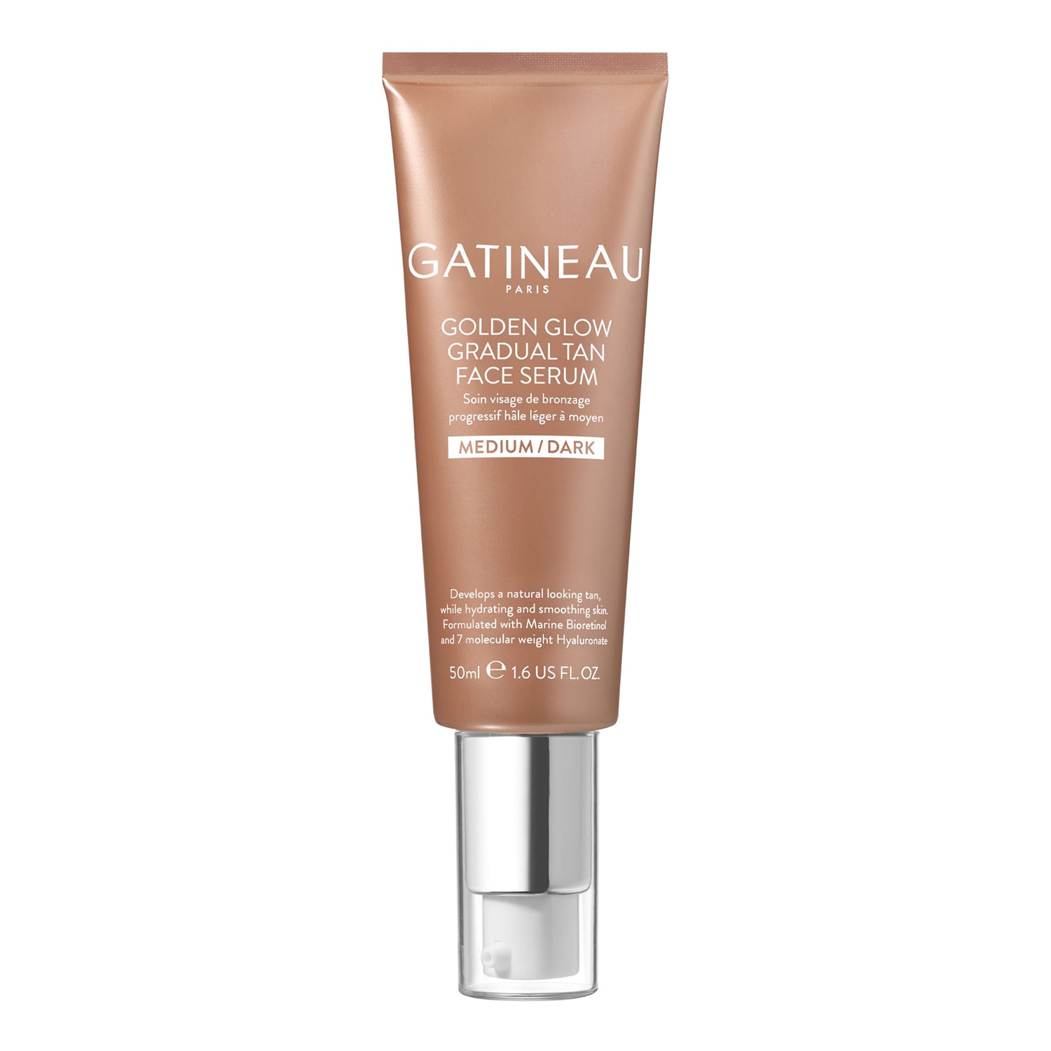 Gatineau Golden Glow Gradual Tan Face Serum Medium Dark 50Ml