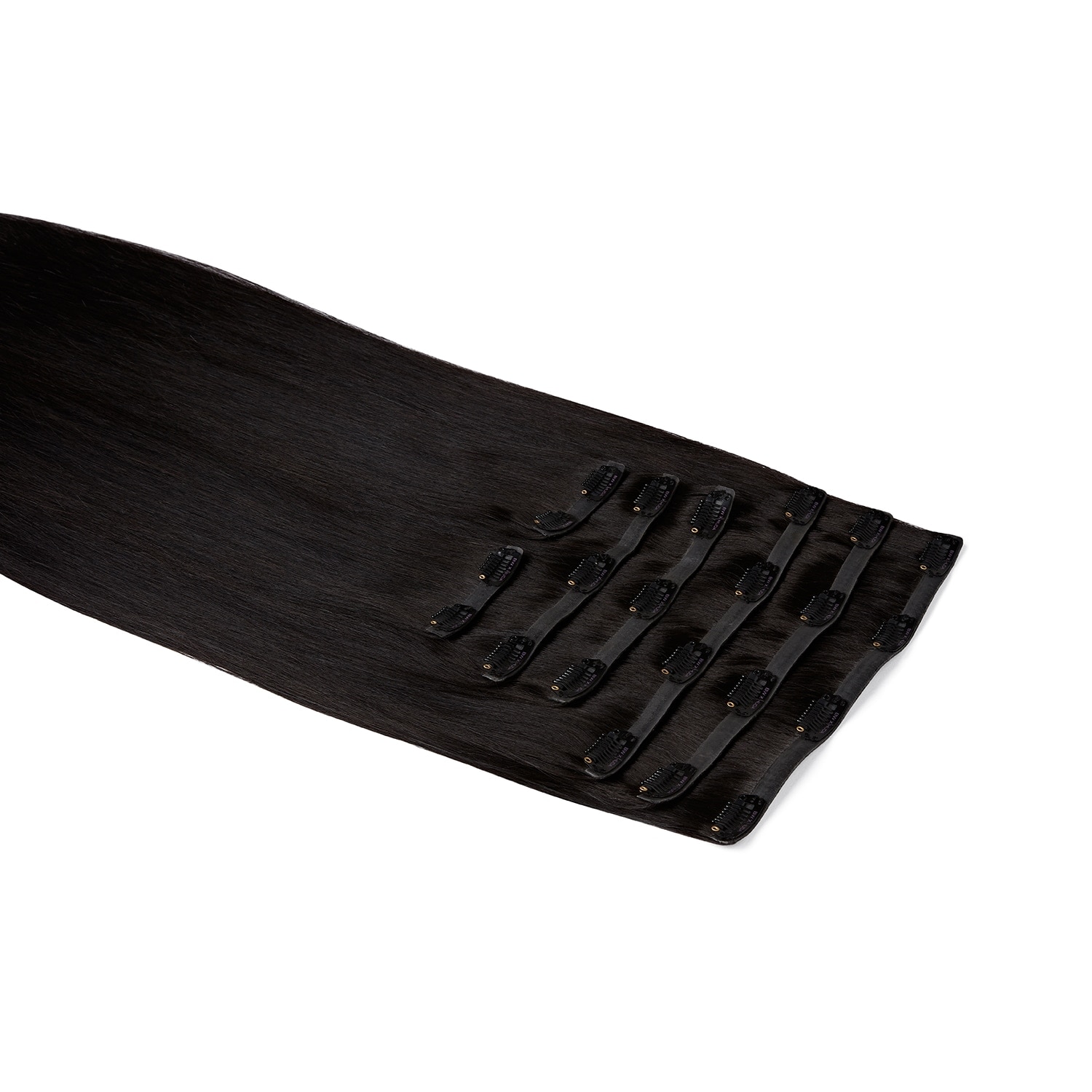 Beautyworks X Huda Barely There Clip-Ins 18'' Midnight Kohl