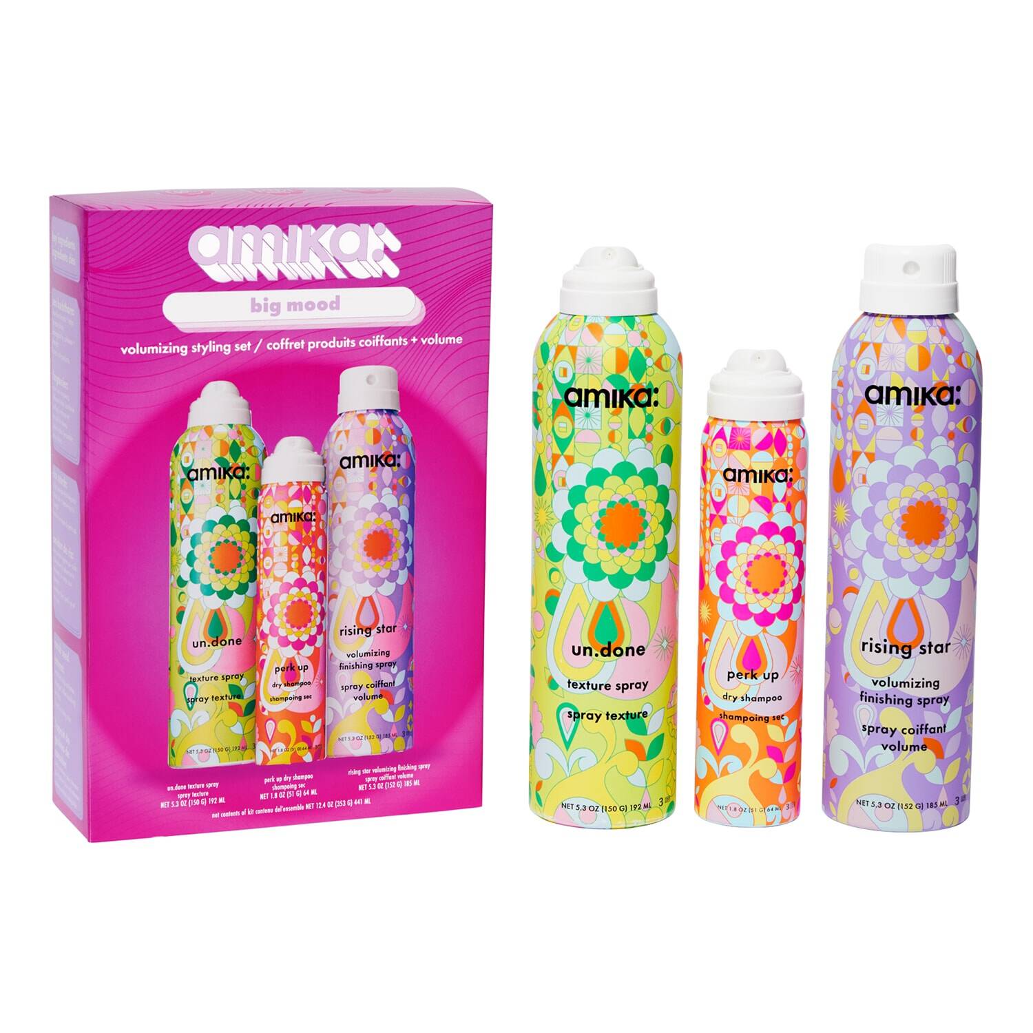 Amika Big Mood Volumizing Styling Set