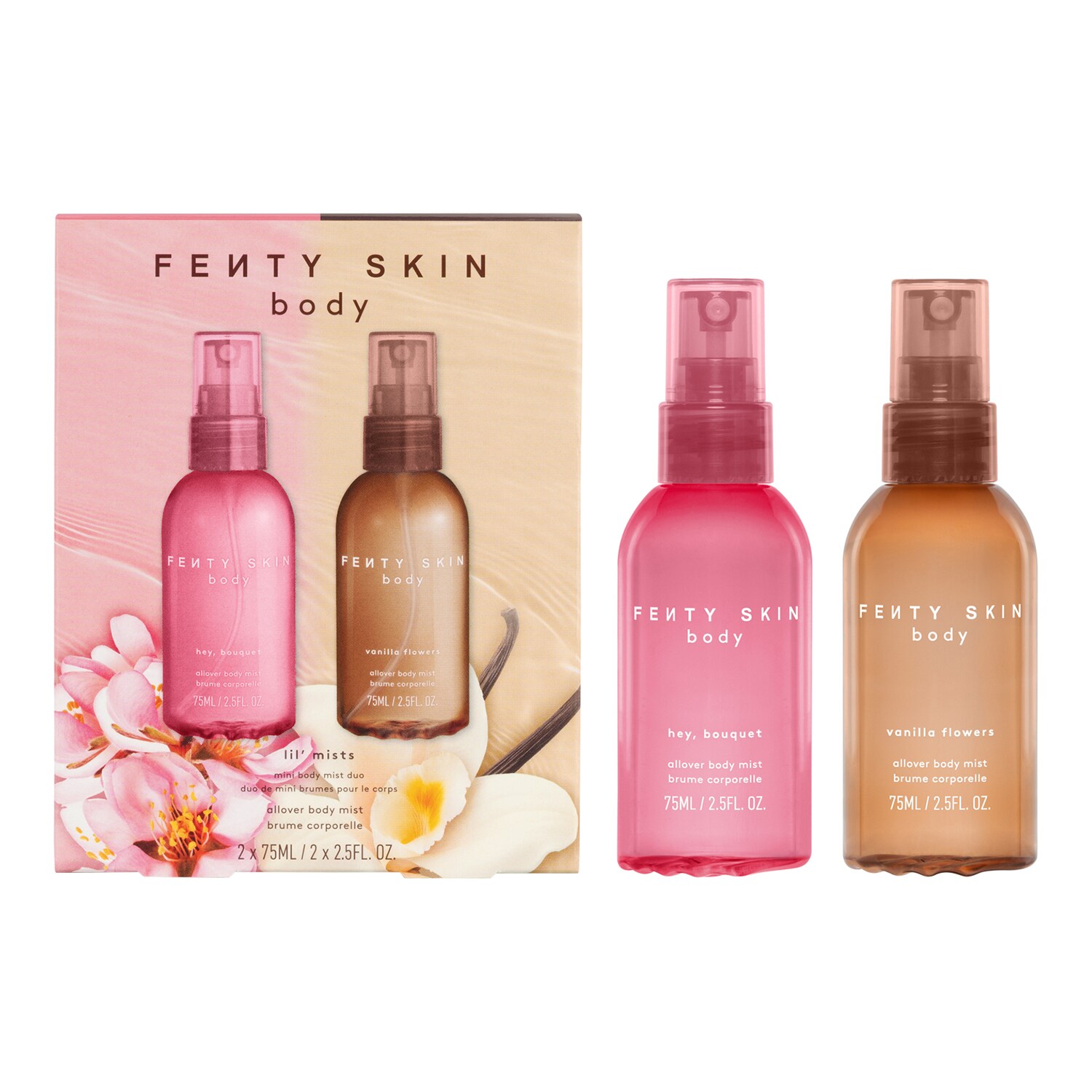 Fenty Skin Lil' Misst Mini Body Mist Duo 75Ml + 75Ml