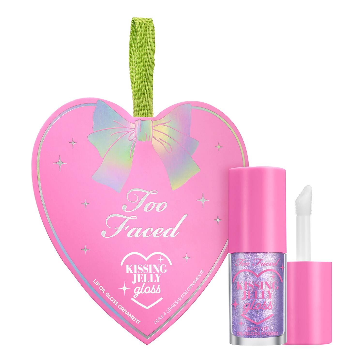 Too Faced Kissing Jelly Lip Oil Gloss Ornament Set