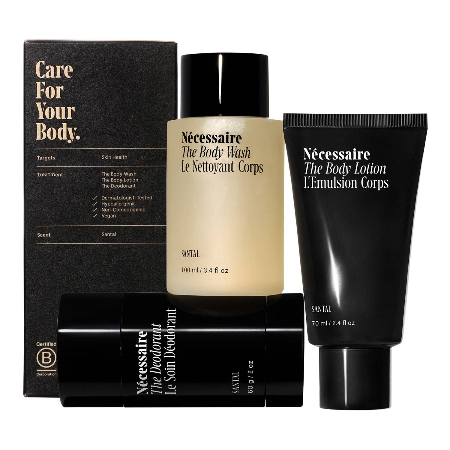 Necessaire The Body Essentials Santal Set