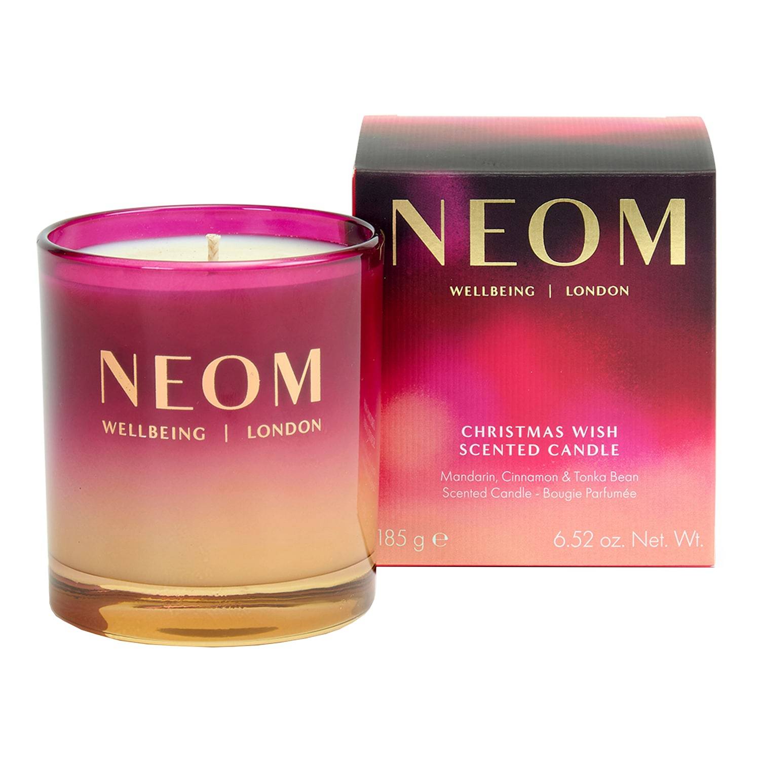 Neom Wellbeing Christmas Wish 1 Wick Candle 185G