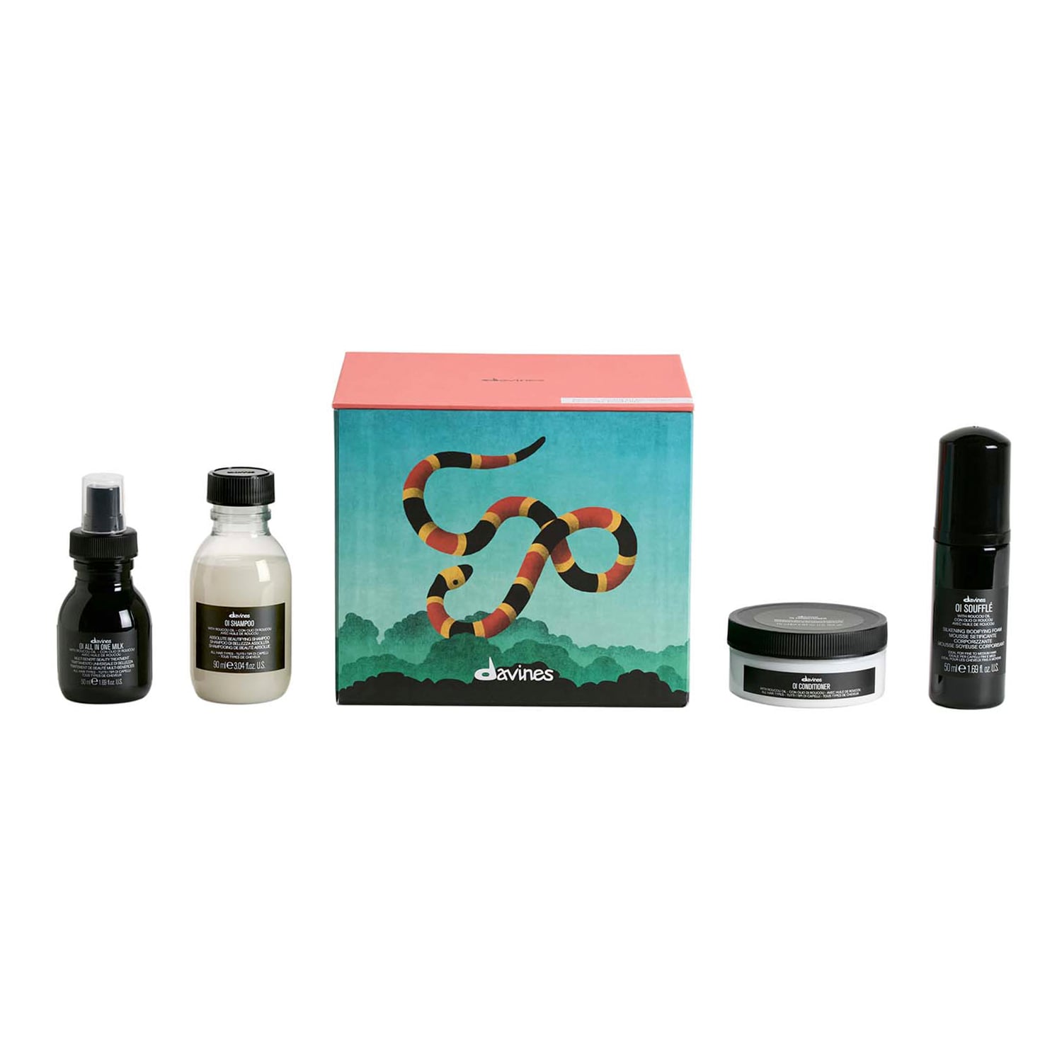 Davines Unisex Discover Oi Kit - Bestselling Oi Range Gift Set - Hydrating & Nourishing - 90Ml, 75Ml, 2X 50Ml - Luxurious Look - Image 2