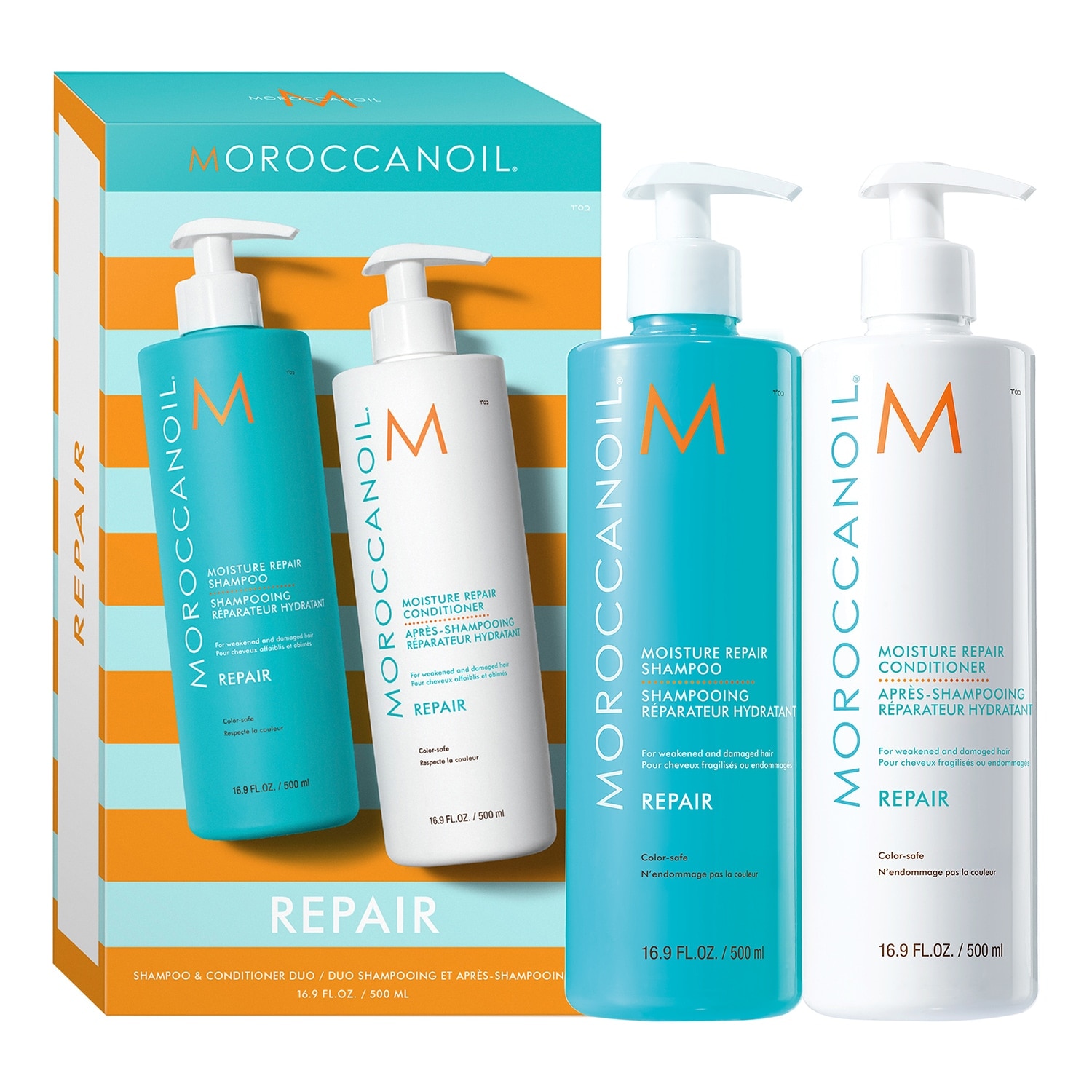 Moroccanoil Shampoo & Conditioner Repair 500Ml