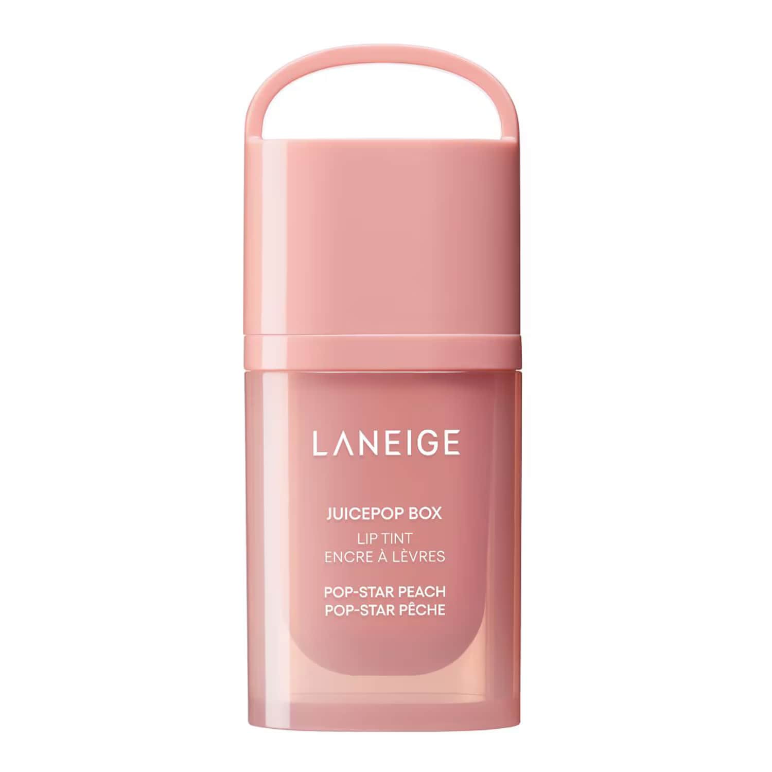 Laneige Juicepop Box Lip Tint -Hydrating Lip Tint Pop-Star Peach (4.5G)