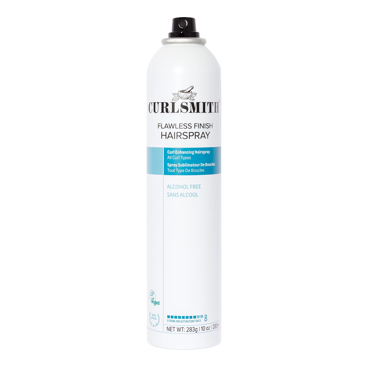 Curlsmith Flawless Finish - Strong Hold Hairspray For Curly Hair - Full 283 Ml - Image 3