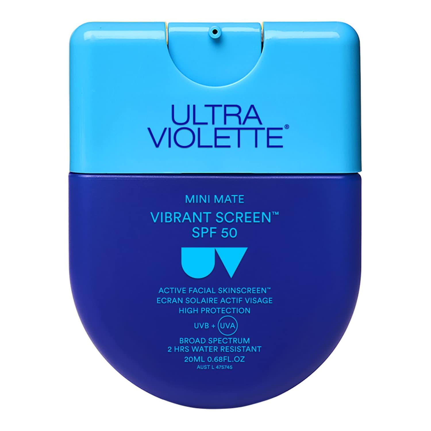 Ultra Violette Vibrant Screen Spf50 Mini Mate 20Ml
