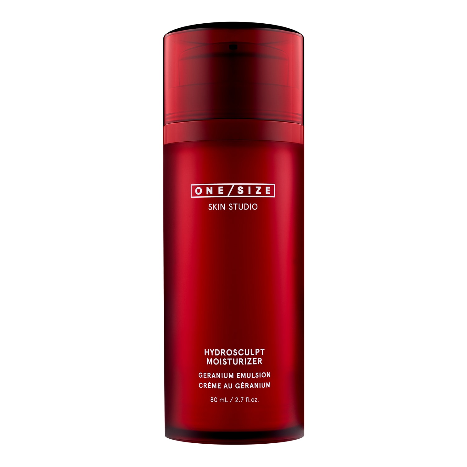 One/Size Beauty Hydrosculpt Hydrating Cream Moisturizer With Geranium Oil Emulsion 80Ml