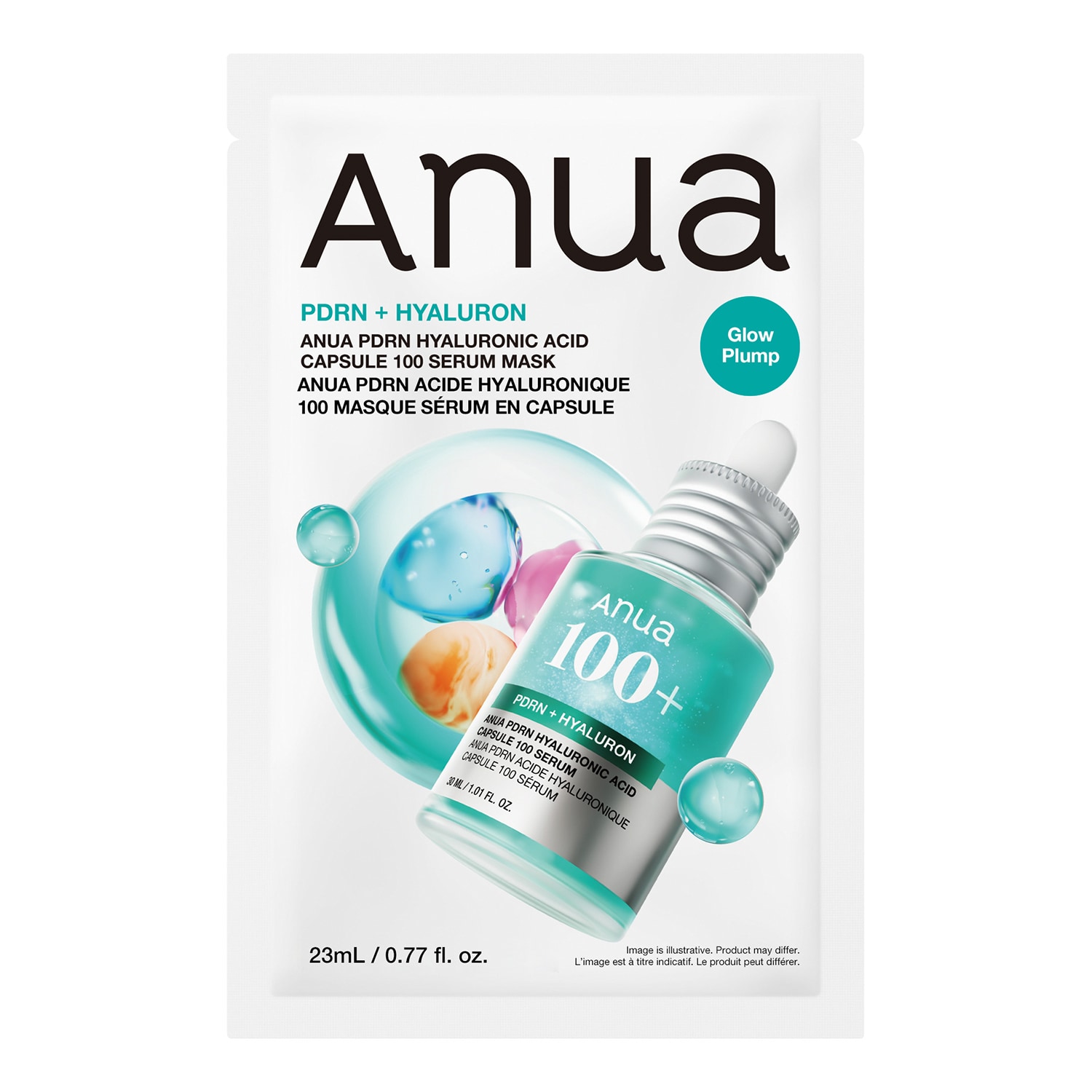 ANUA PDRN Hyaluronic Acid Capsule 100 Serum Mask - deep hydration