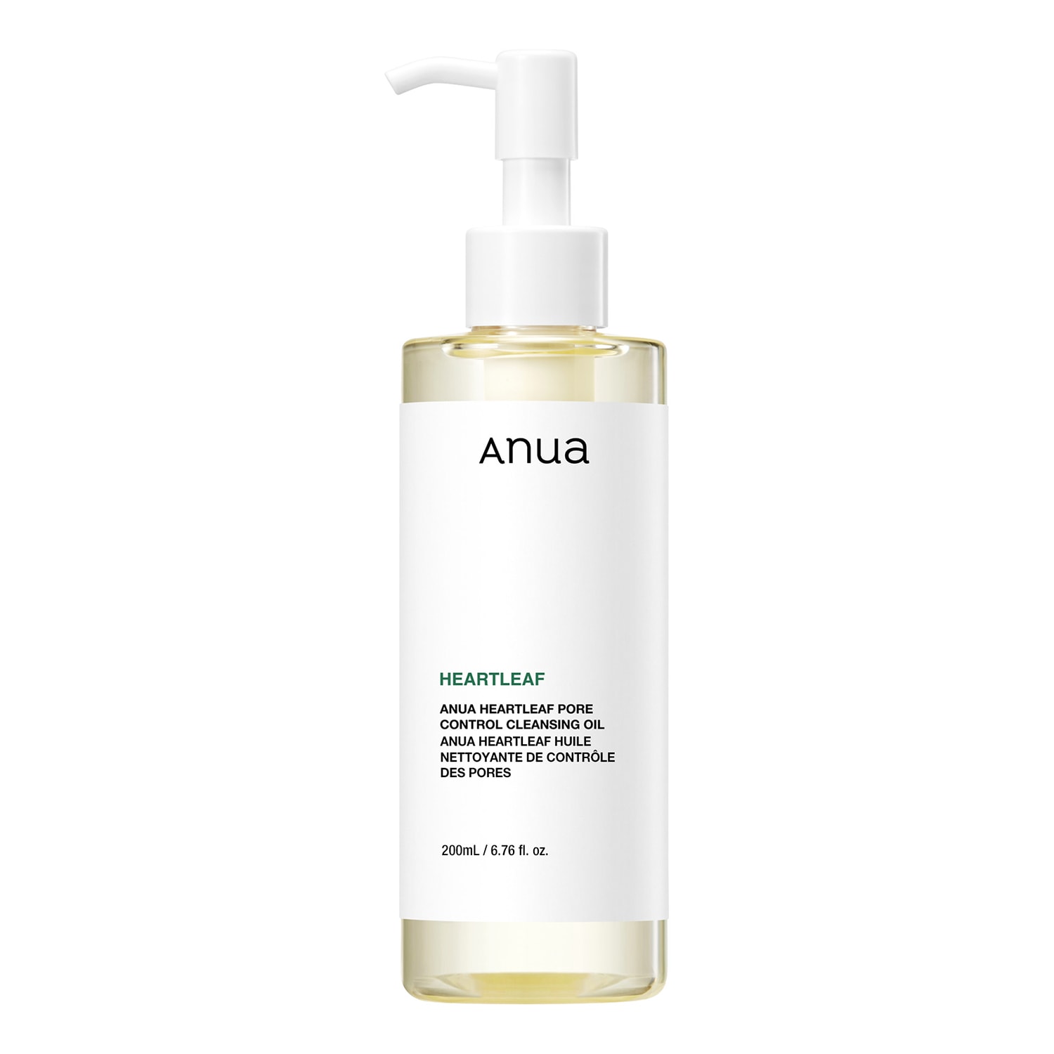 Anua Heartleaf Pore Control Cleansing Oil - Melt Away Make-Up And Impurities 200Ml