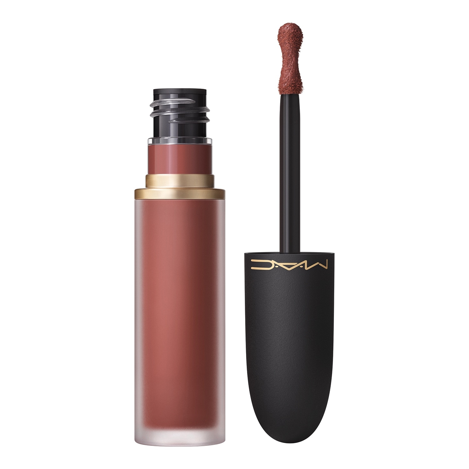 Mac Powder Kiss Lip + Cheek Mousse Over The Taupe 3.5G